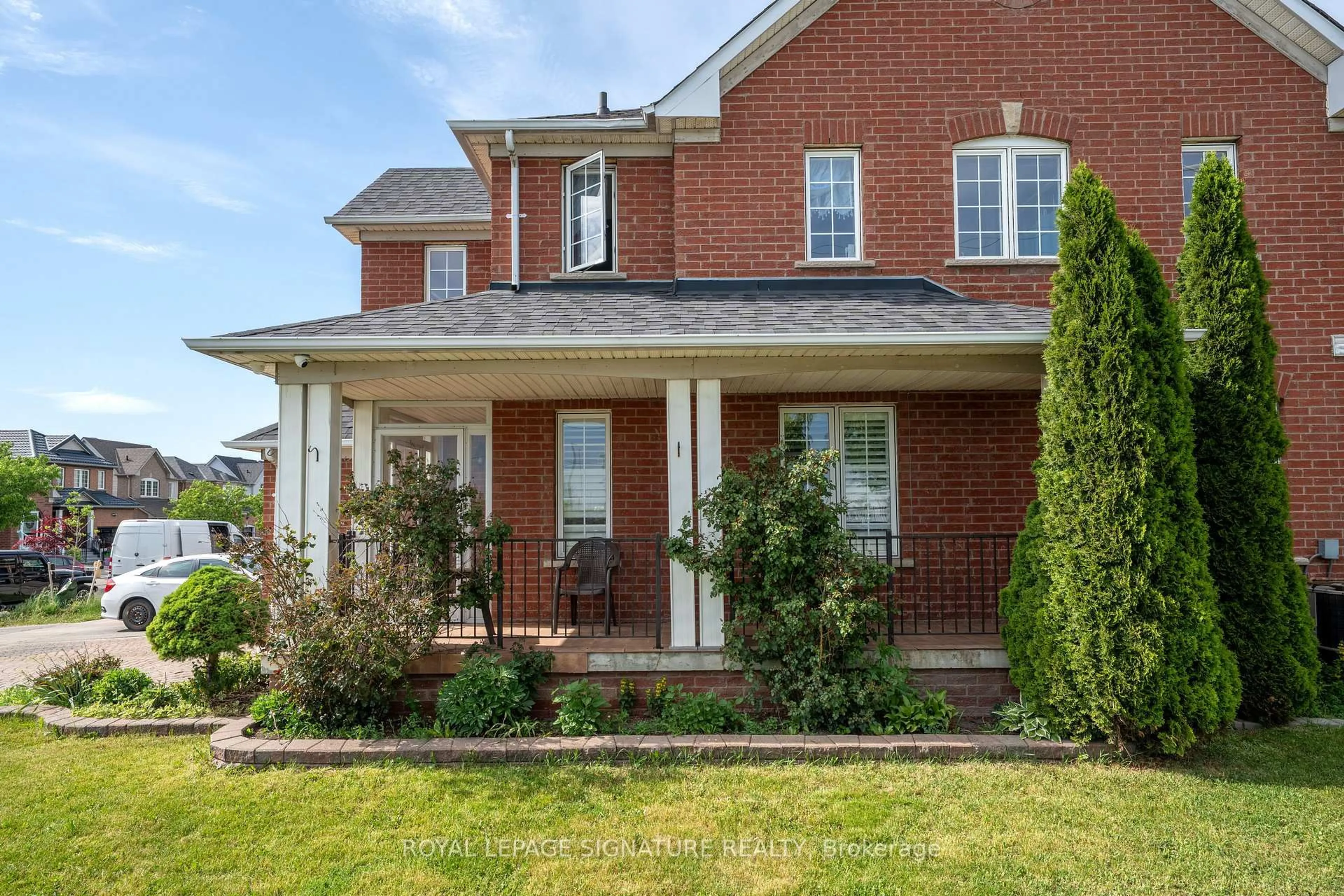 Home with brick exterior material, street for 1 Holloway Rd, Markham Ontario L3S 4P4
