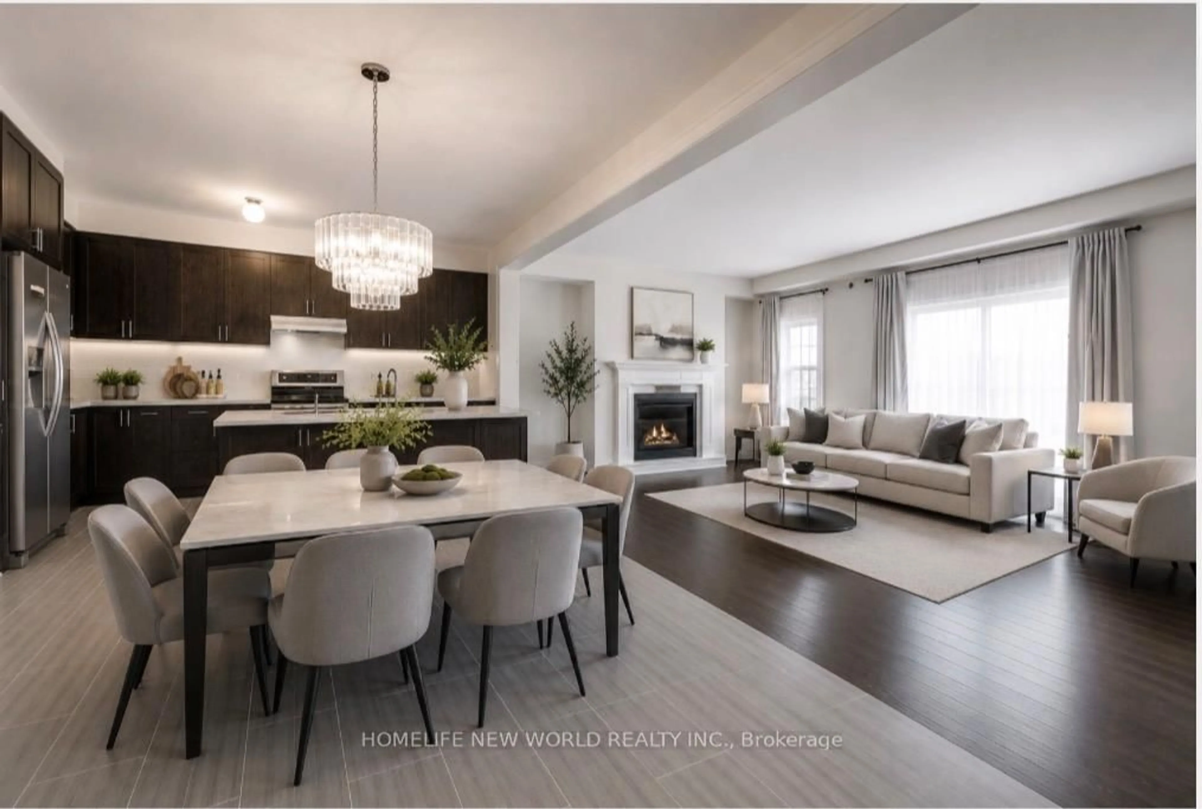 Open concept kitchen, unknown for 9 Falconridge Terr, East Gwillimbury Ontario L9N 0R2