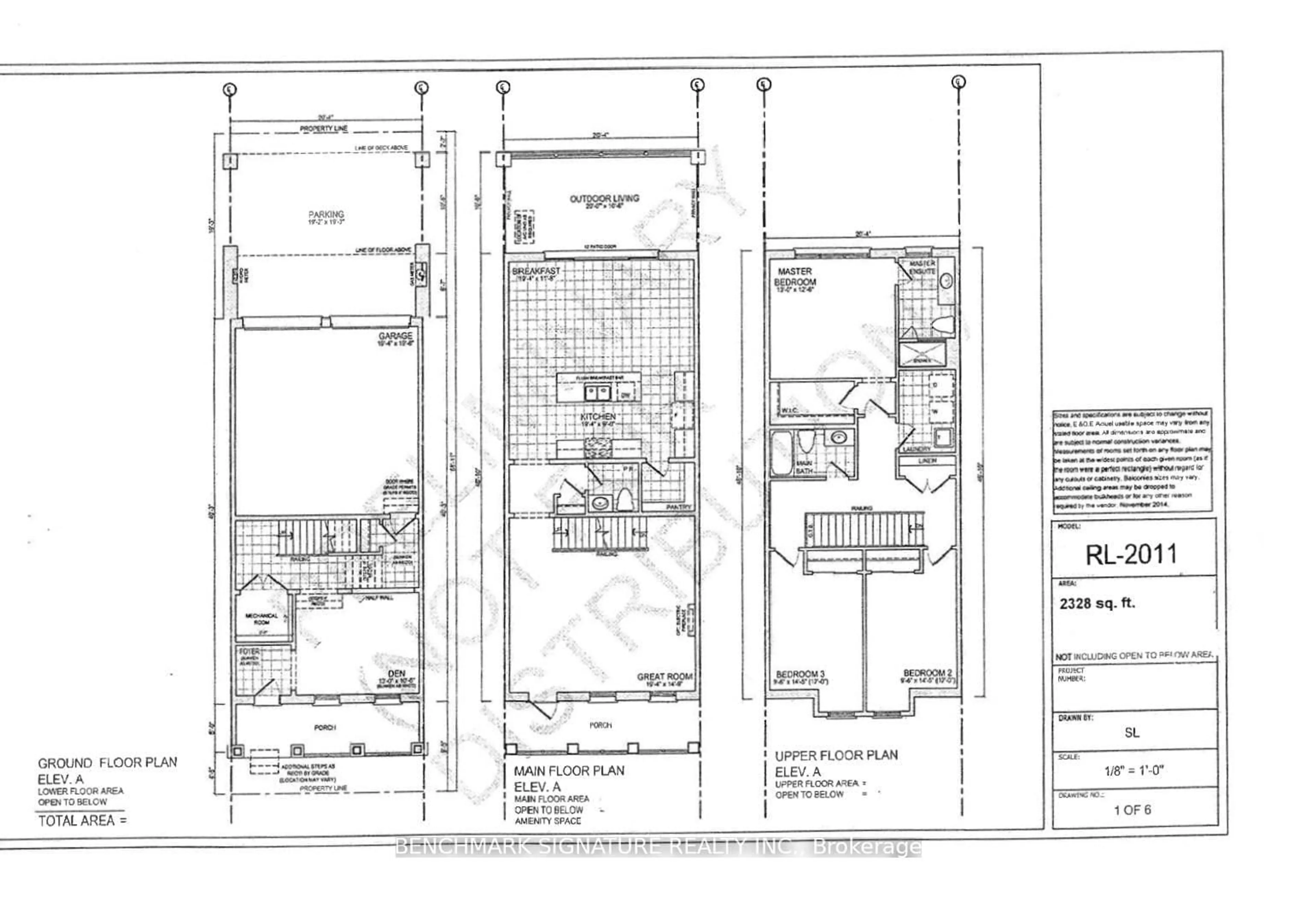 Floor plan for 29 George Peach Ave, Markham Ontario L6C 0Z2