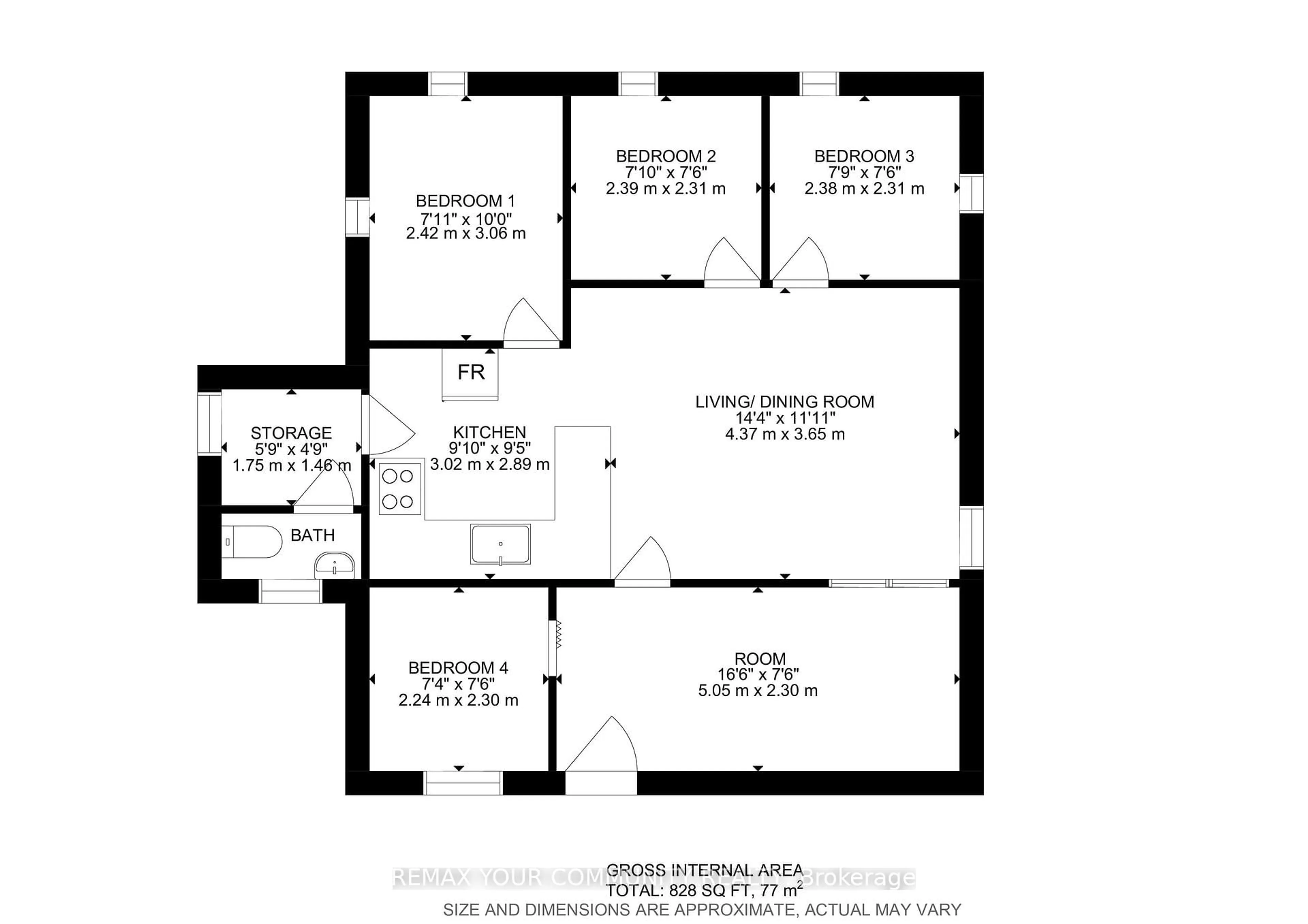Floor plan for 943 Helen St, Innisfil Ontario L9S 1T5