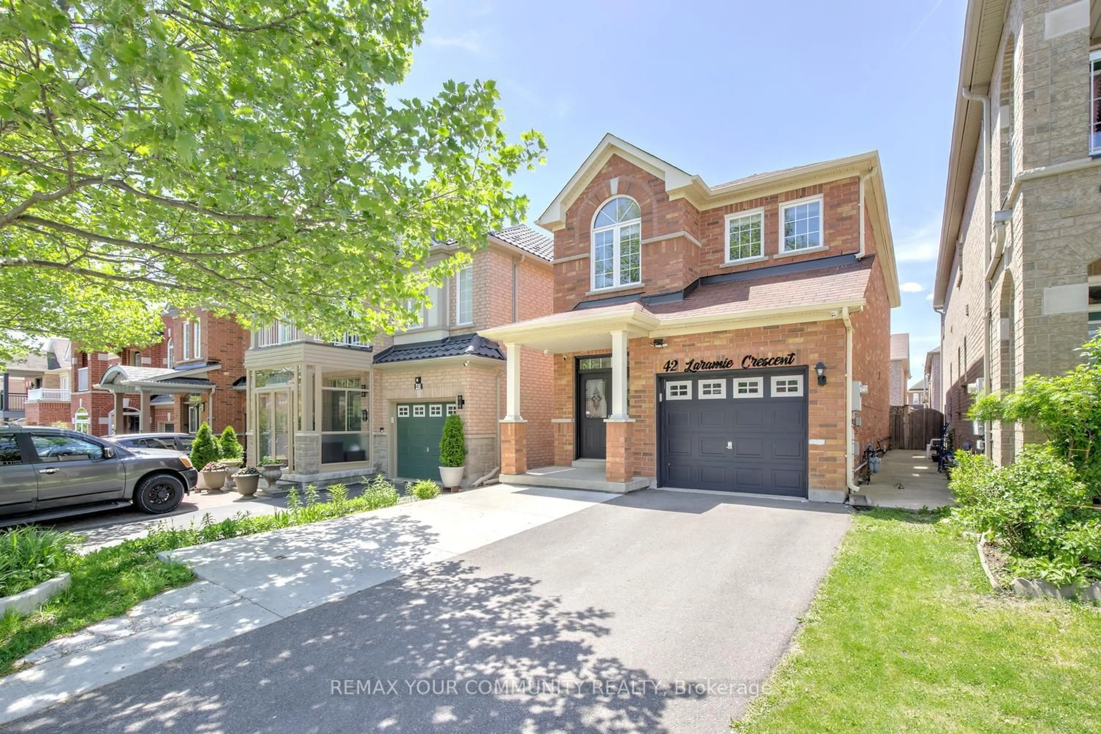 Home with brick exterior material, street for 42 Laramie Cres, Vaughan Ontario L6A 0P8