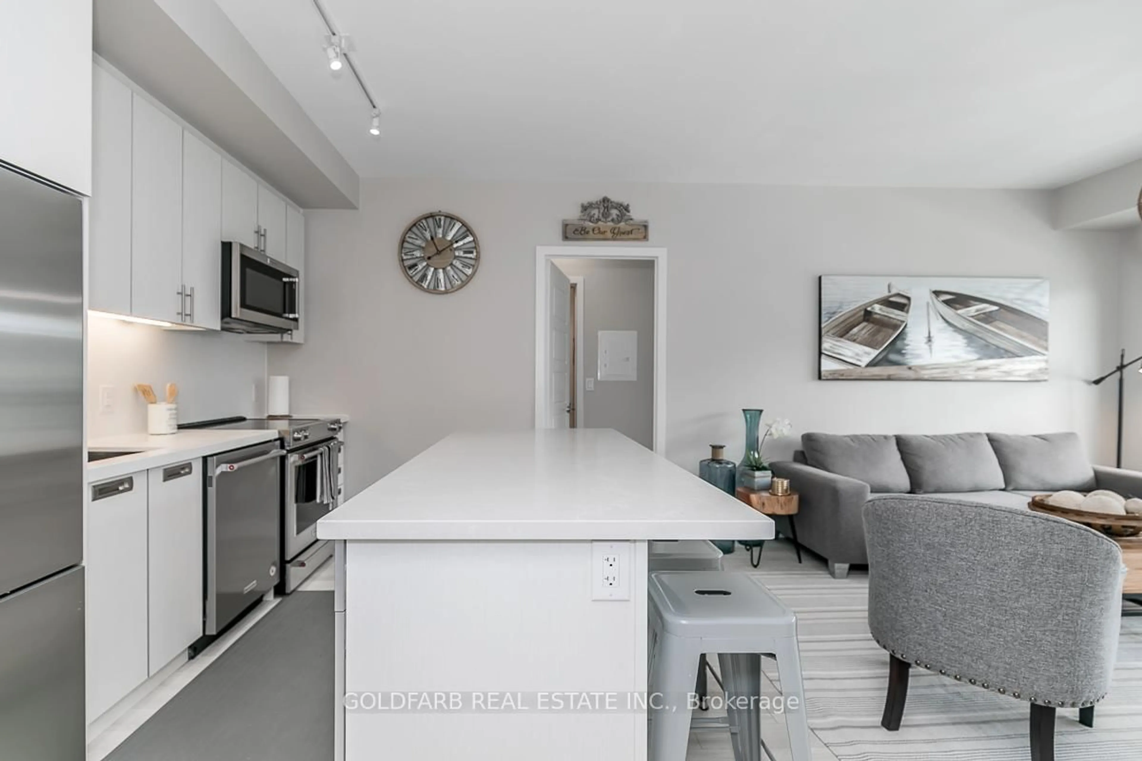 Open concept kitchen, unknown for 333 Sea Ray Ave #D322, Innisfil Ontario L9S 0M3