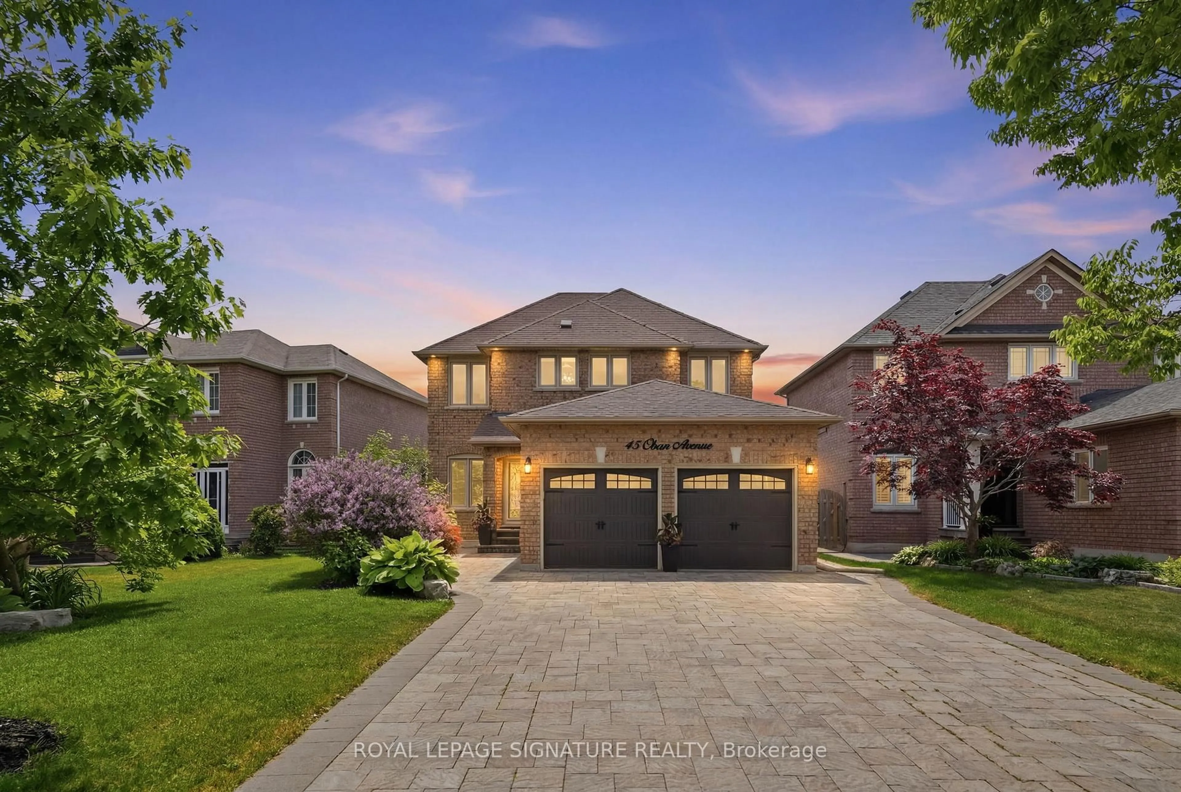 Home with brick exterior material, street for 45 Oban Ave, Vaughan Ontario L6A 2E2