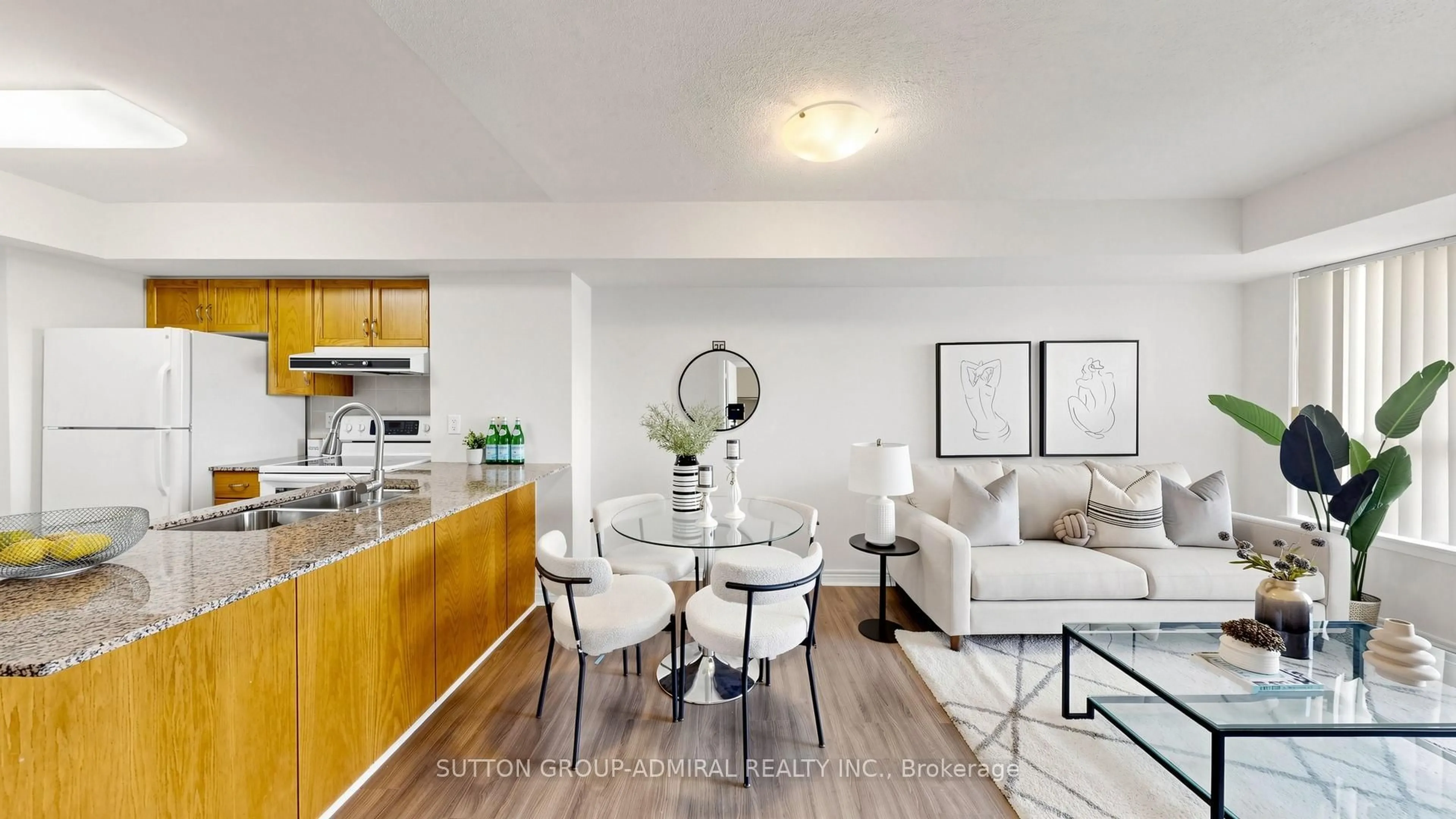 Living room with furniture, unknown for 50 Disera Dr #811, Vaughan Ontario L4J 9E9