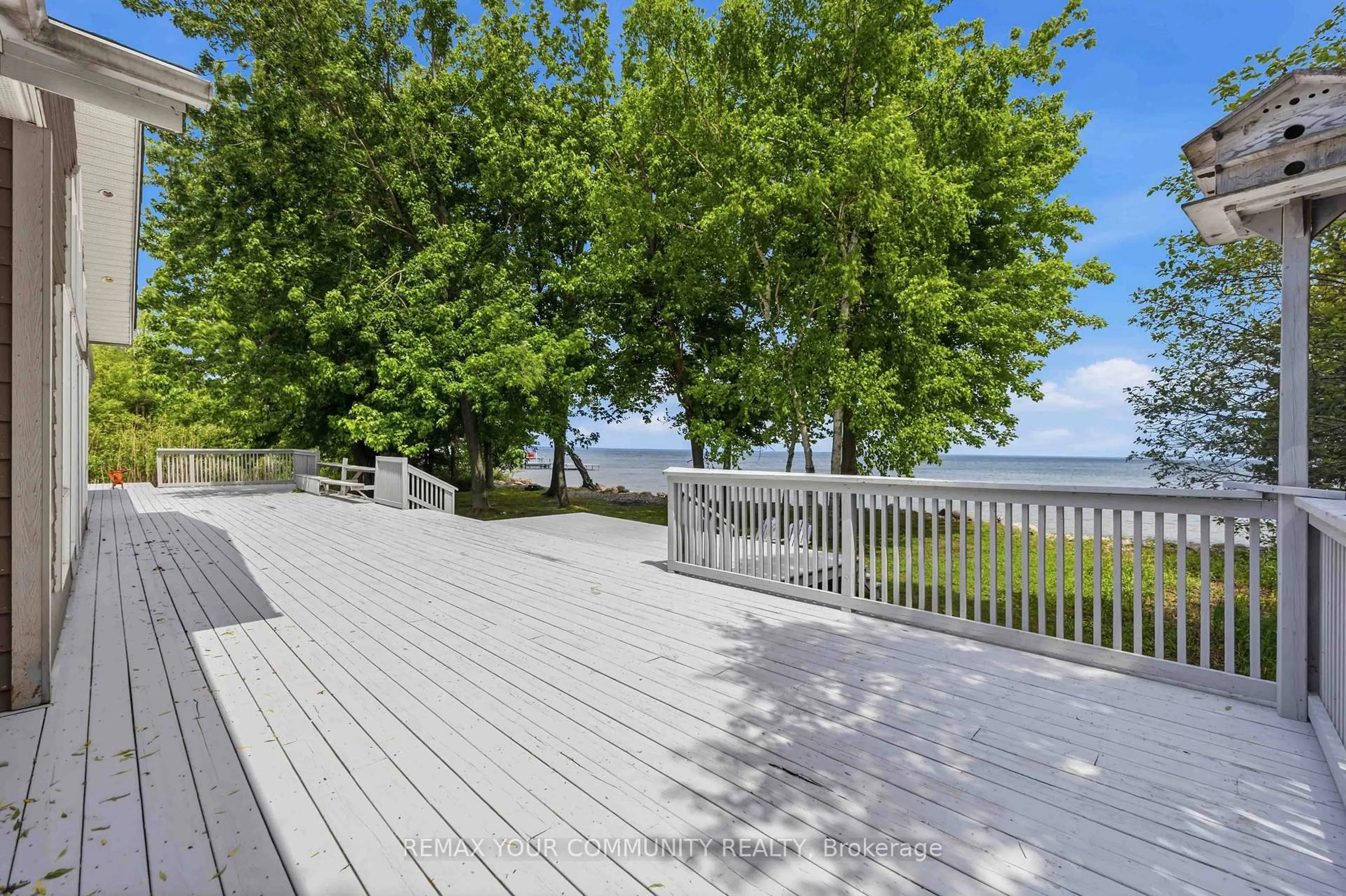 Patio, water/lake/river/ocean view for 1699 Chief Joseph Snake Rd, Georgina Islands Ontario L0E 1R0