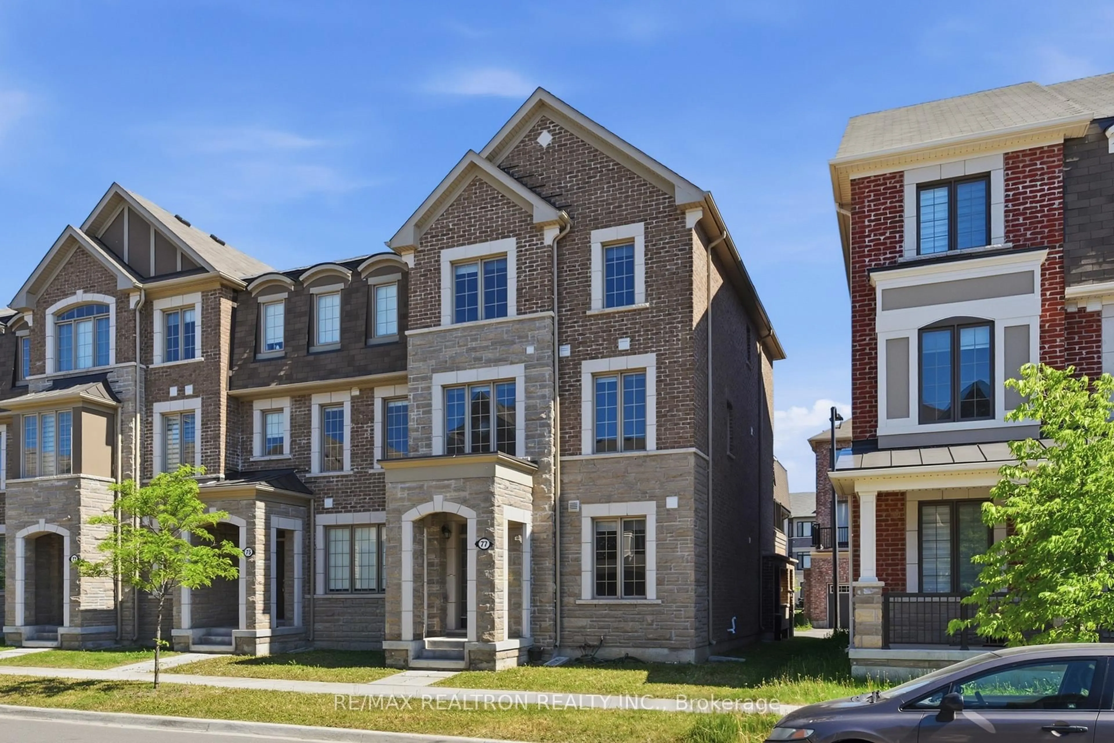 Home with brick exterior material, street for 77 Casely Ave, Richmond Hill Ontario L4S 0K2