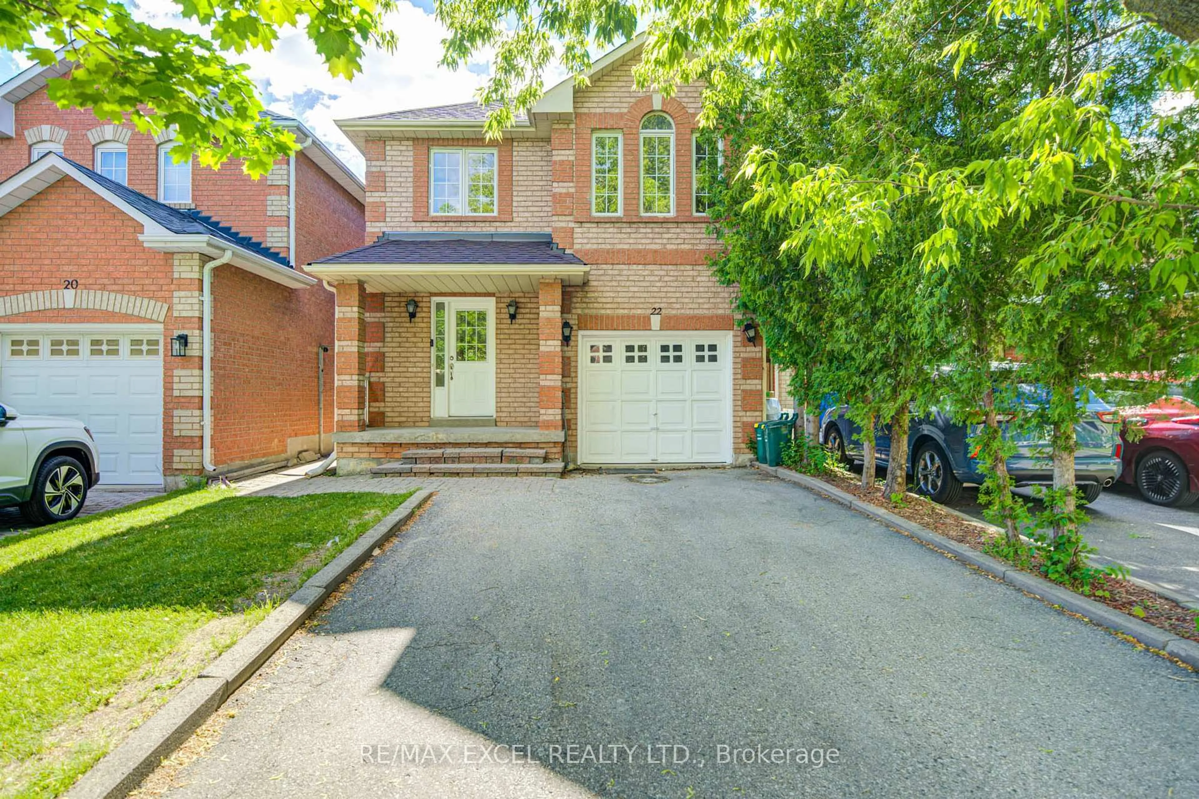 Home with brick exterior material, street for 22 Horstman St, Markham Ontario L3S 4G7