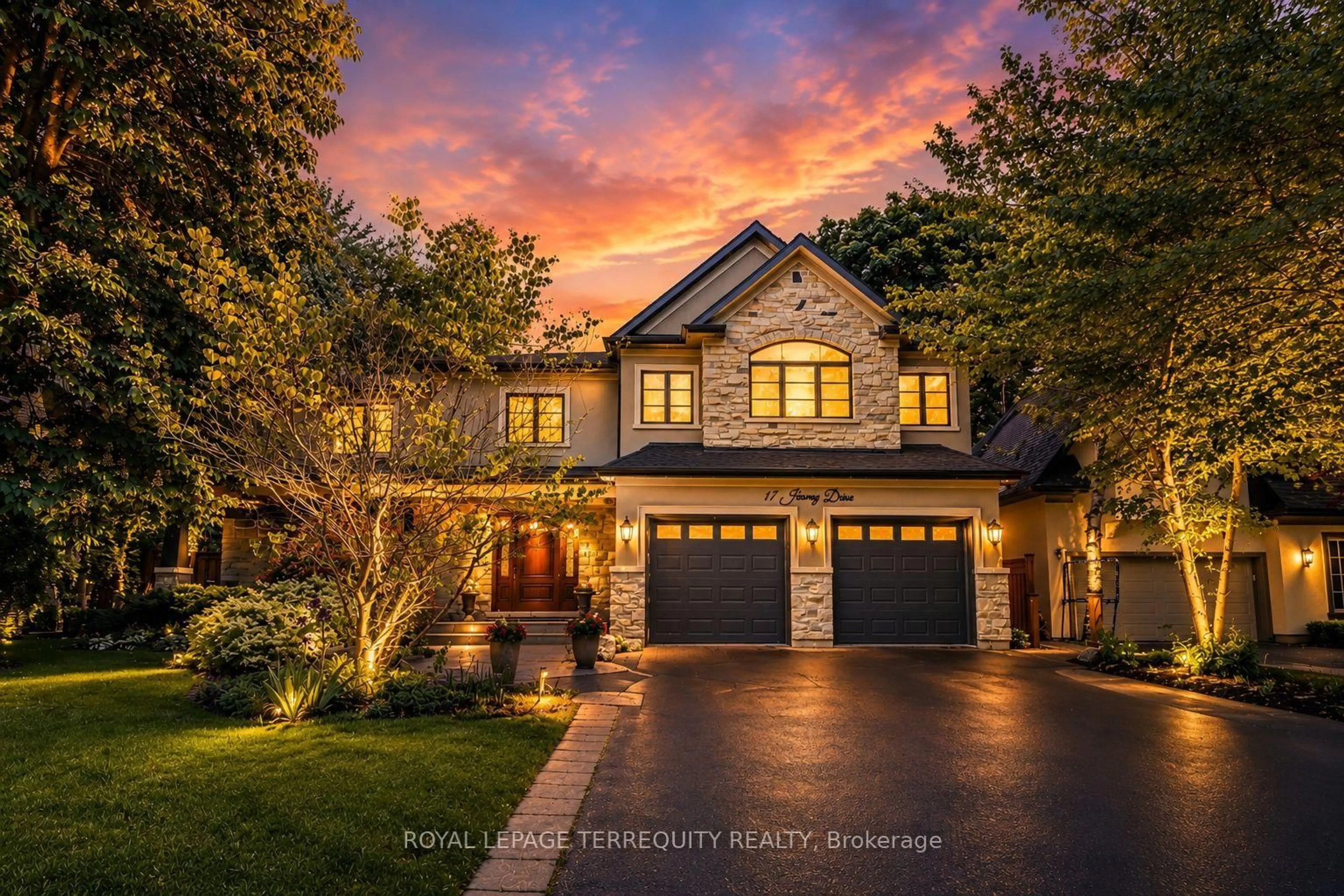 Home with brick exterior material, street for 17 Jeremy Dr, Markham Ontario L3R 2K7