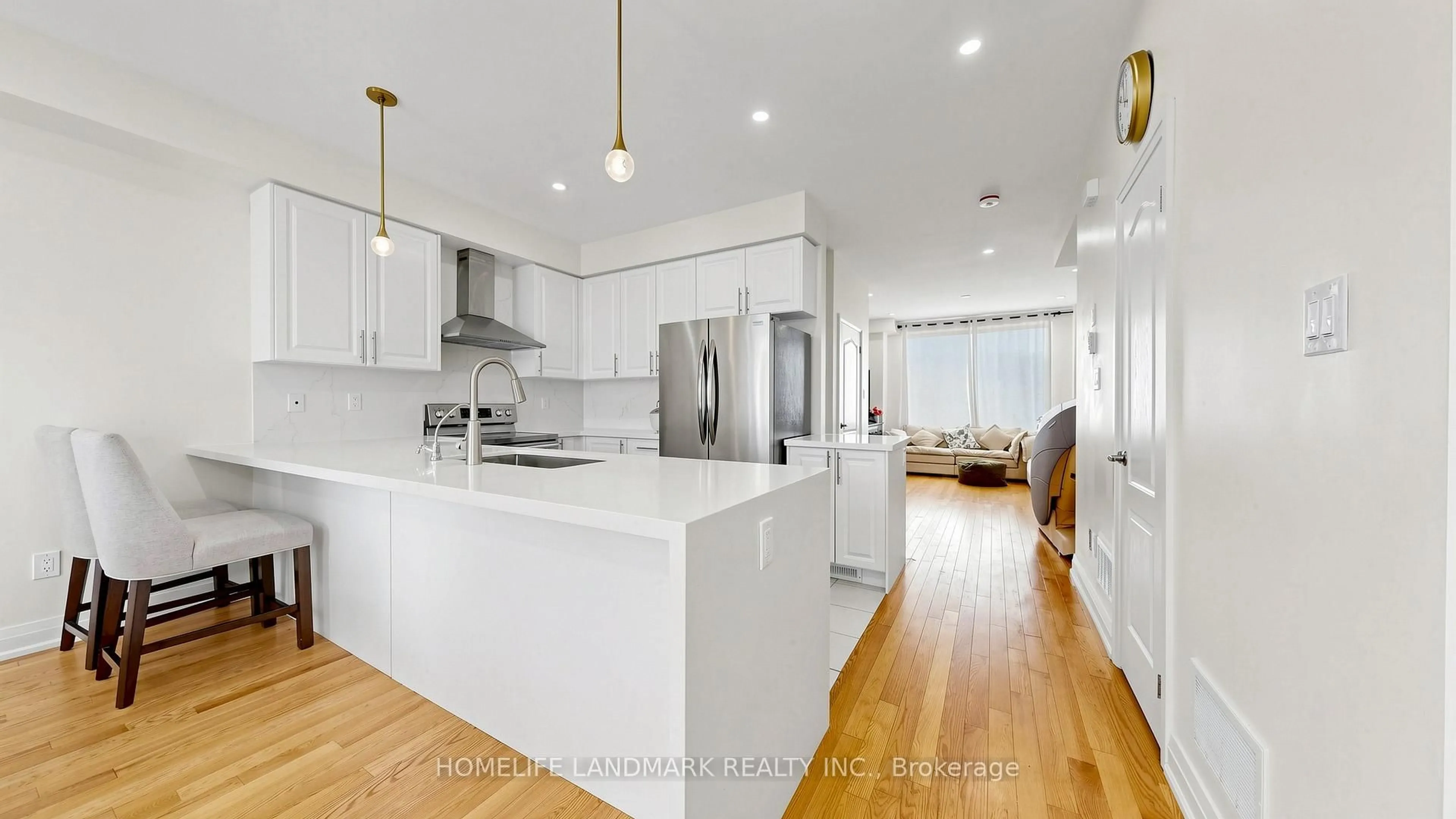 Open concept kitchen, unknown for 12 McClary's Way, Markham Ontario L3R 9S3