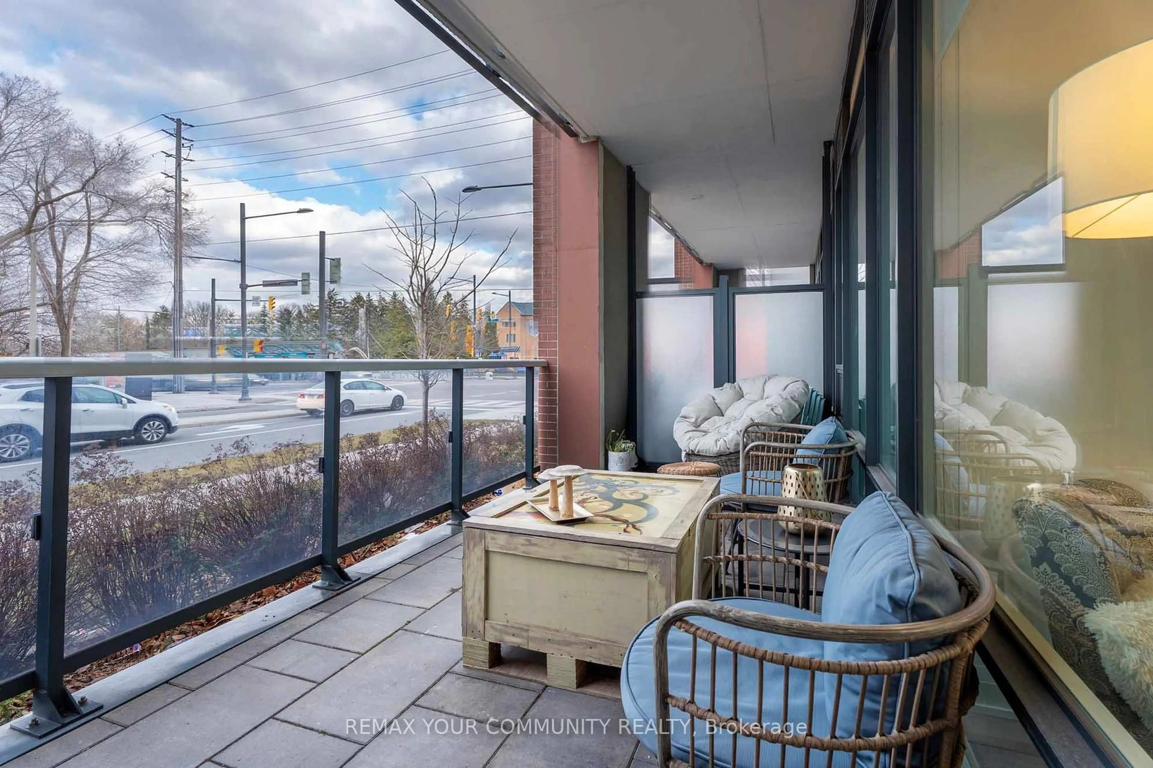 Patio, water/lake/river/ocean view for 4800 Highway 7 Rd #112, Vaughan Ontario L4L 1H8
