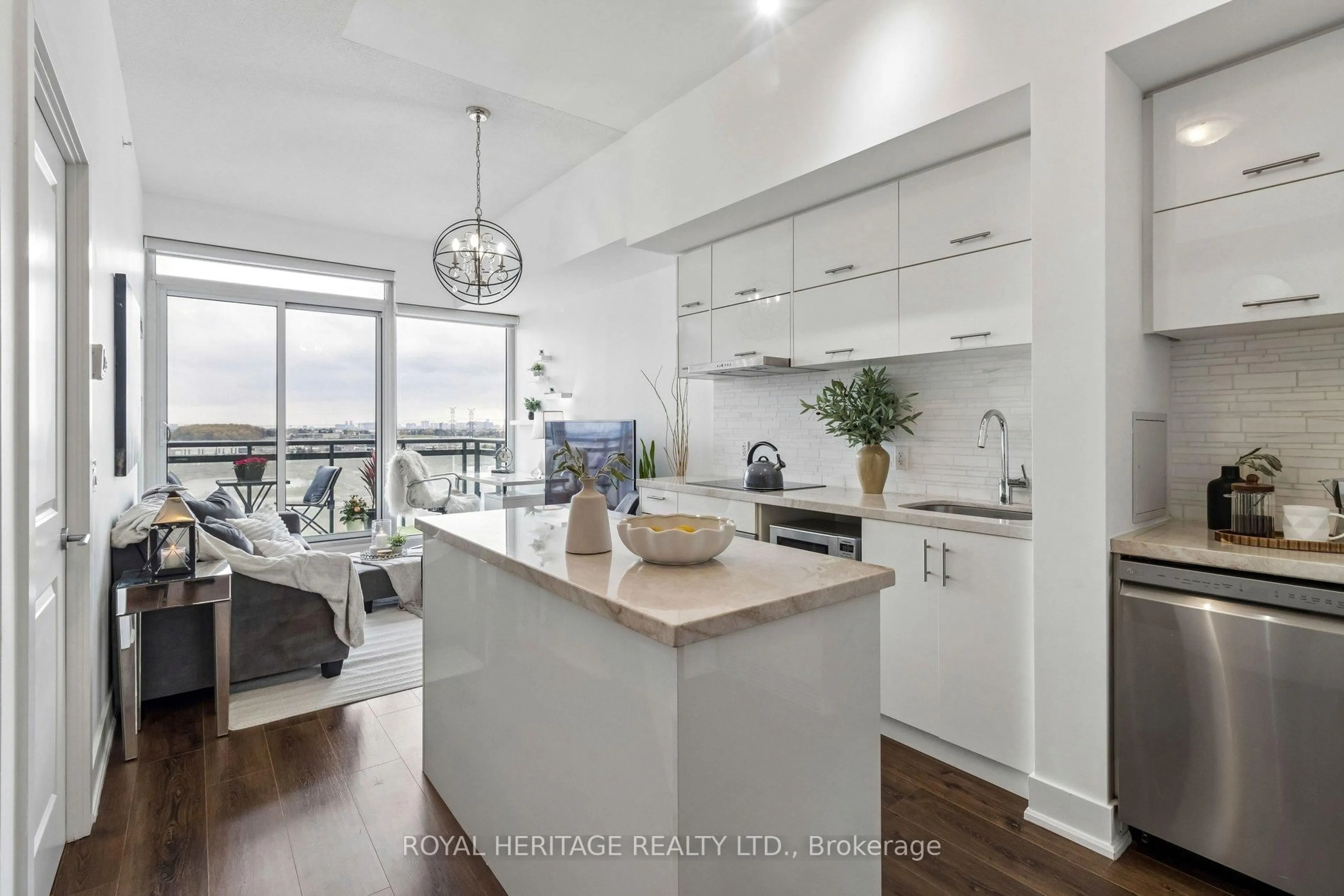 Open concept kitchen, unknown for 180 Enterprise Blvd #1212, Markham Ontario L6G 0G4
