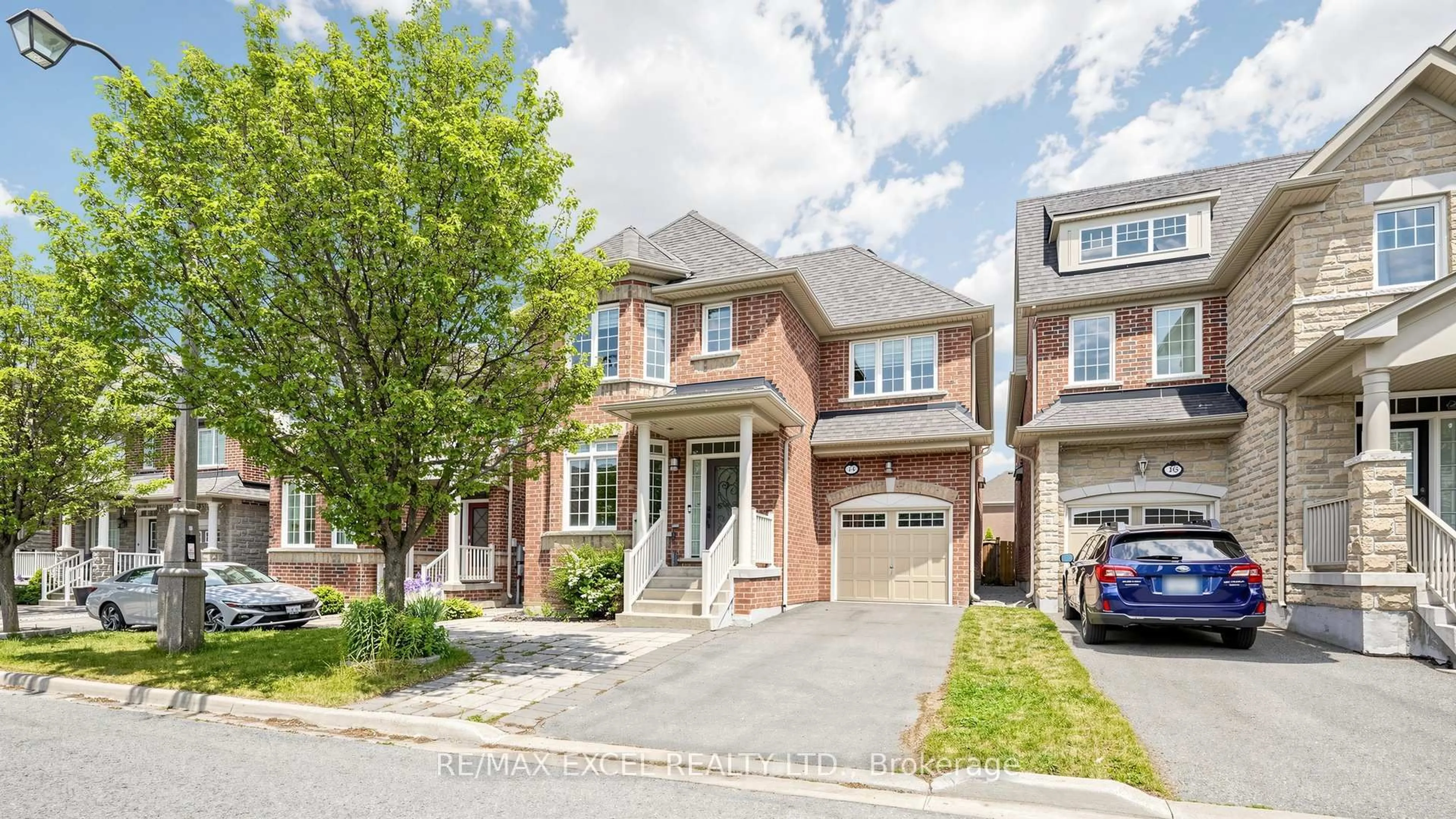 Home with brick exterior material, street for 14 James Joyce Dr, Markham Ontario L6C 0L6