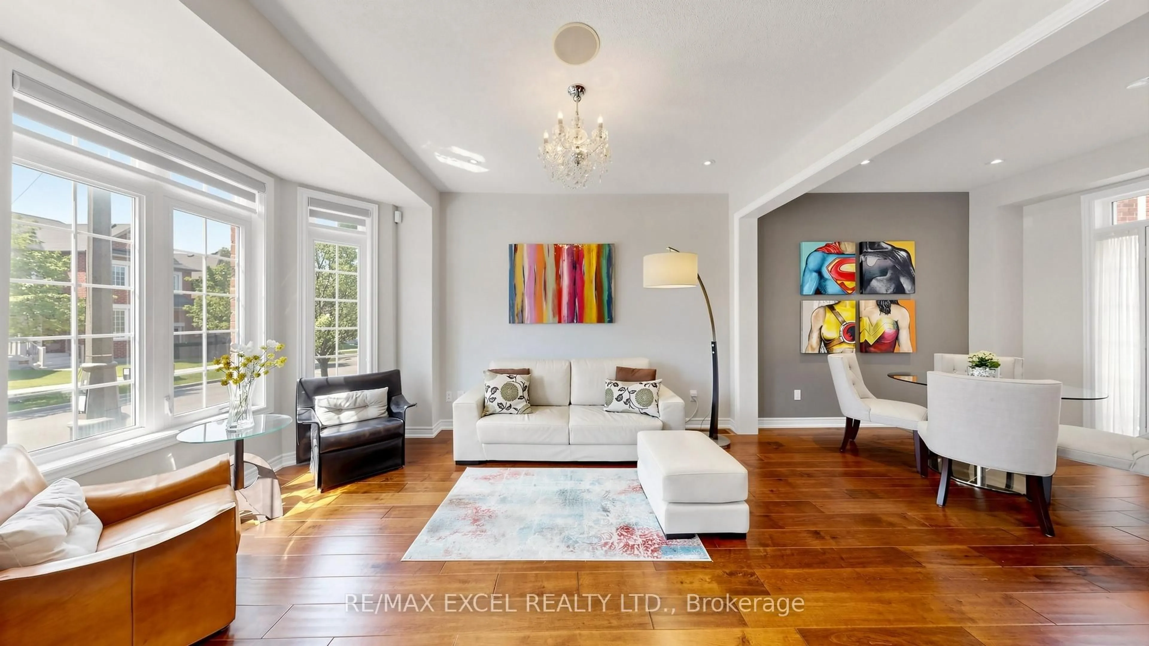 Living room with furniture, unknown for 14 James Joyce Dr, Markham Ontario L6C 0L6