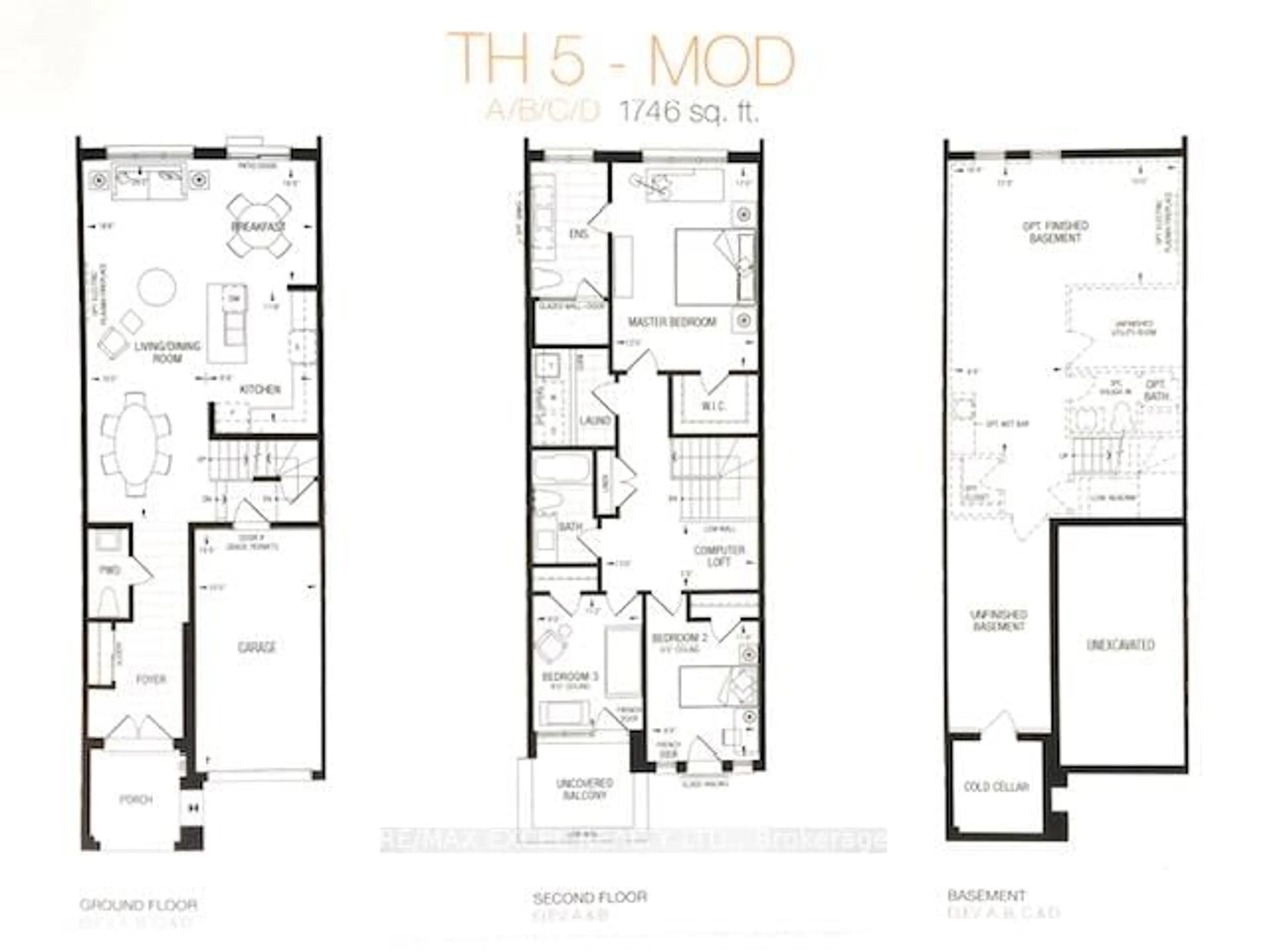 Floor plan for 8 Helliwell Cres, Richmond Hill Ontario L4E 5B6