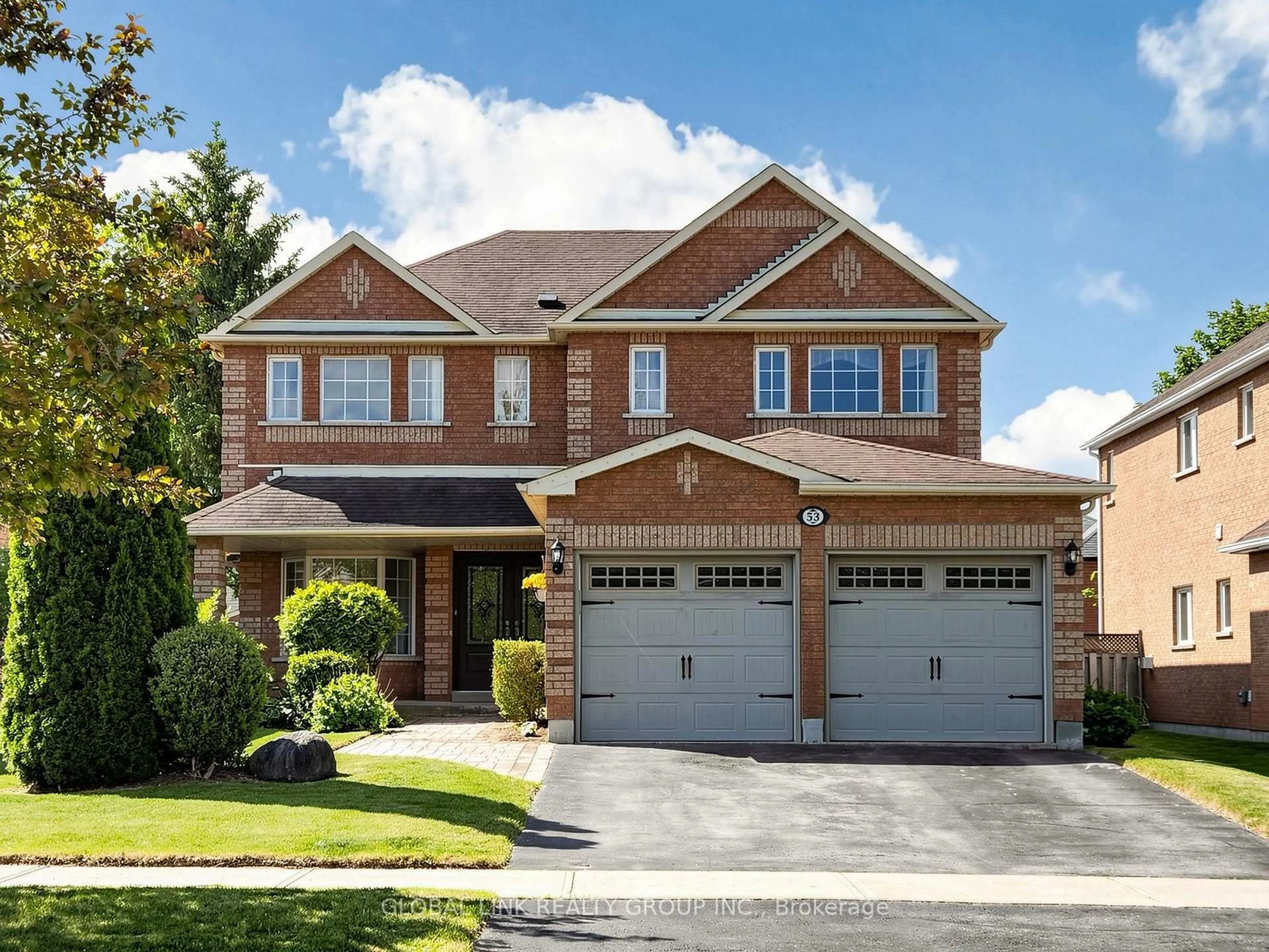 Home with brick exterior material, street for 53 Jacob Way, Whitchurch-Stouffville Ontario L4A 1K8