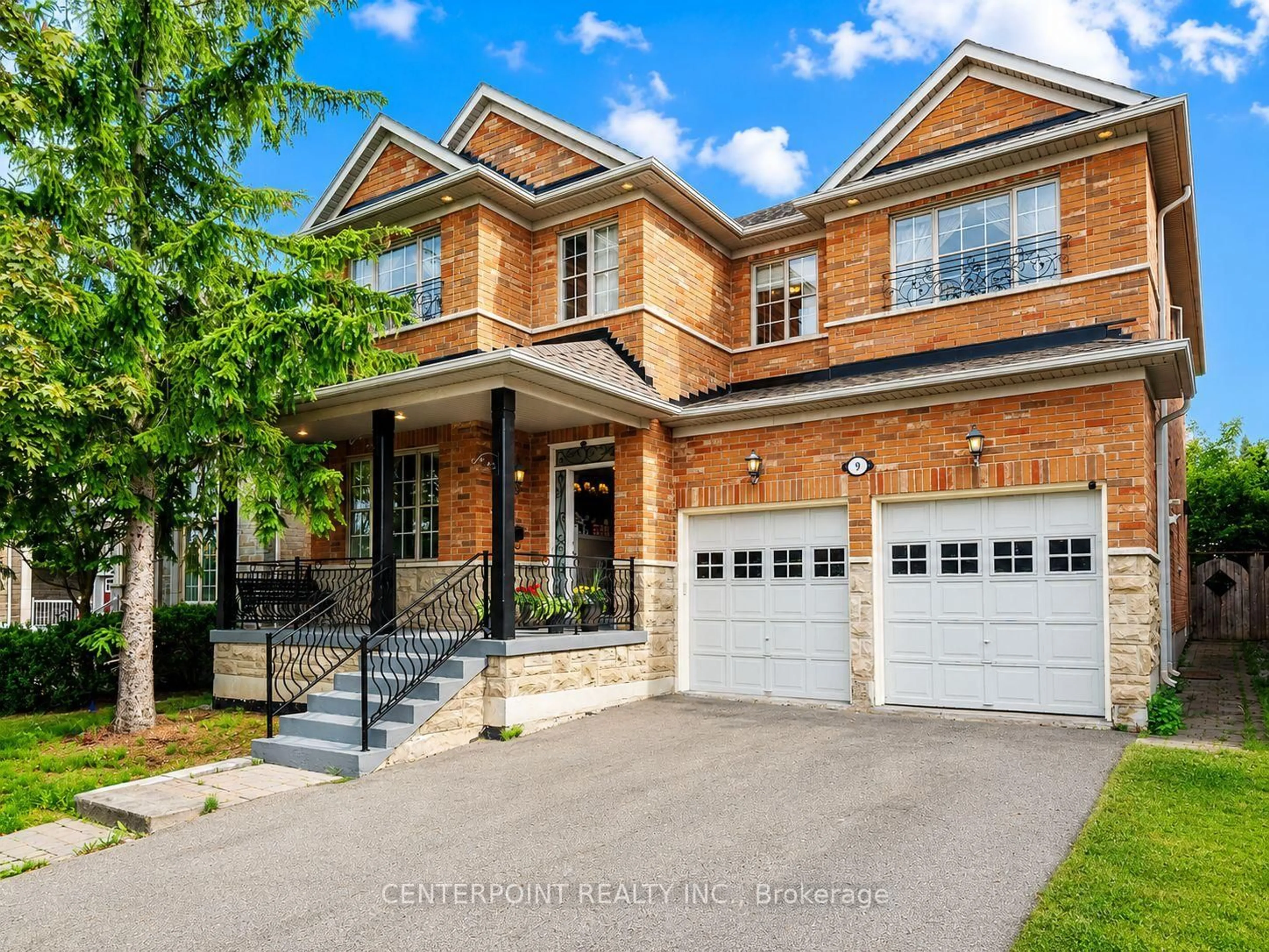 Home with brick exterior material, street for 9 Summeridge Dr, Vaughan Ontario L4S 8T3