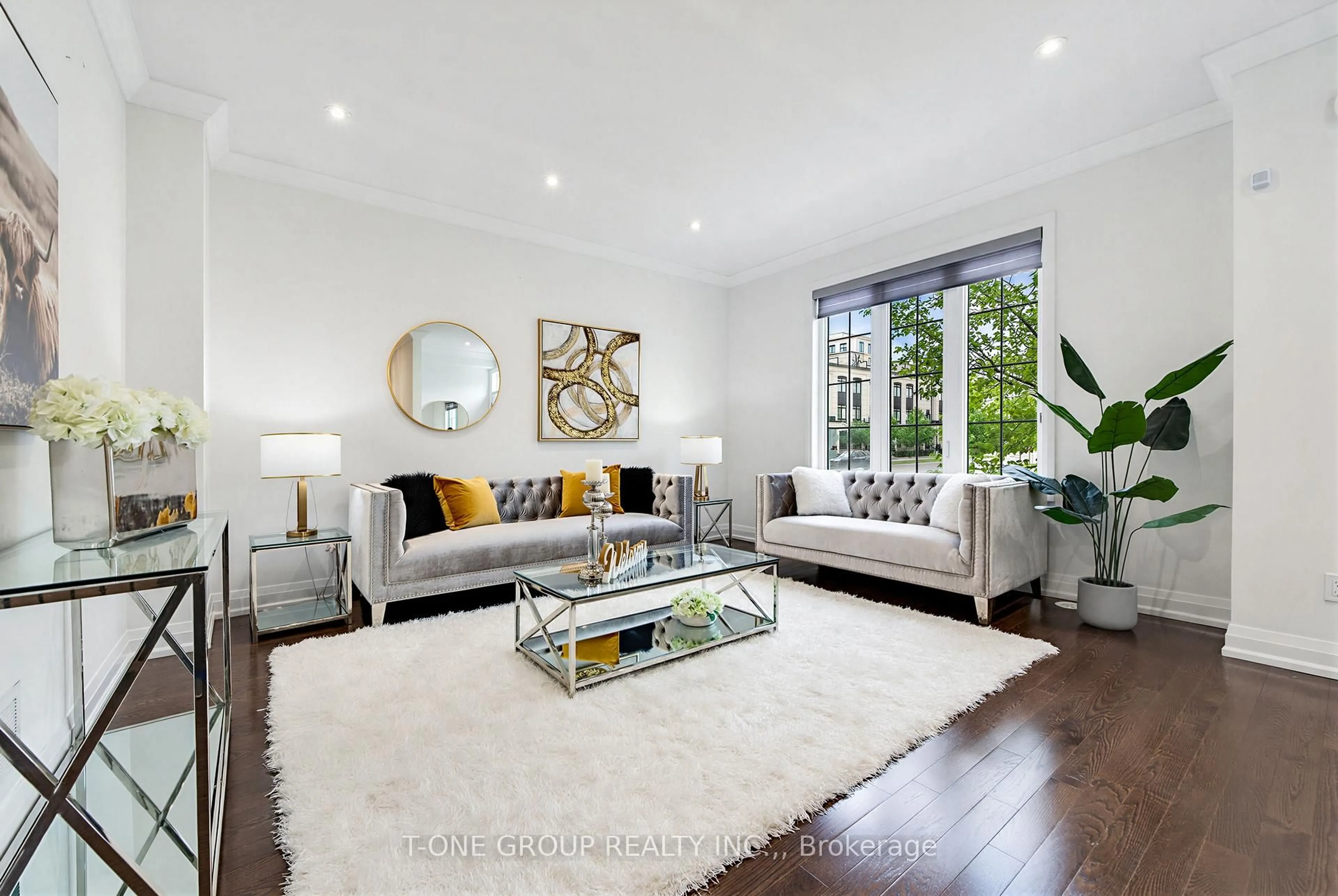 Living room with furniture, unknown for 57 Village Pkwy #38, Markham Ontario L3R 4Z7