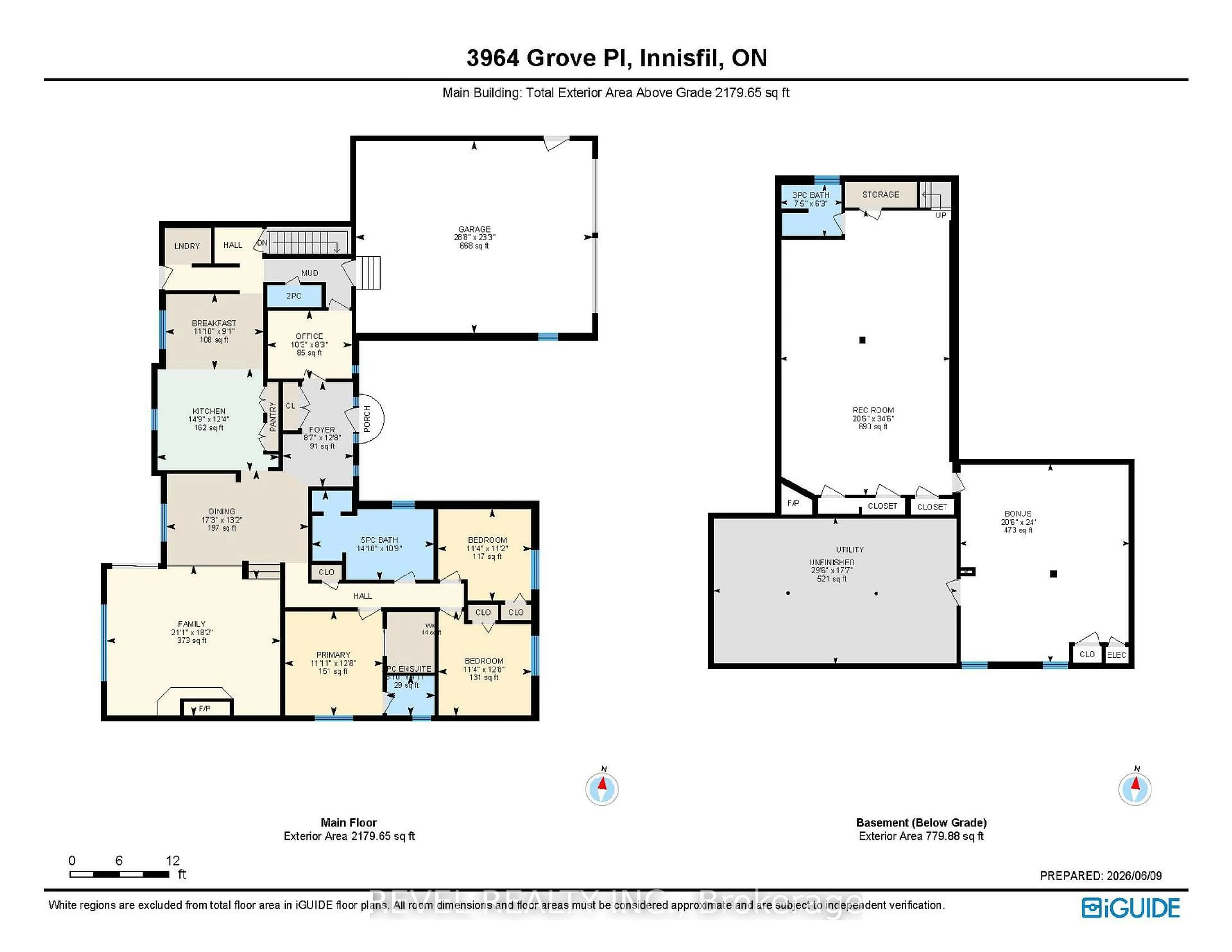 Floor plan for 3964 GROVE Pl, Innisfil Ontario L9S 2S7