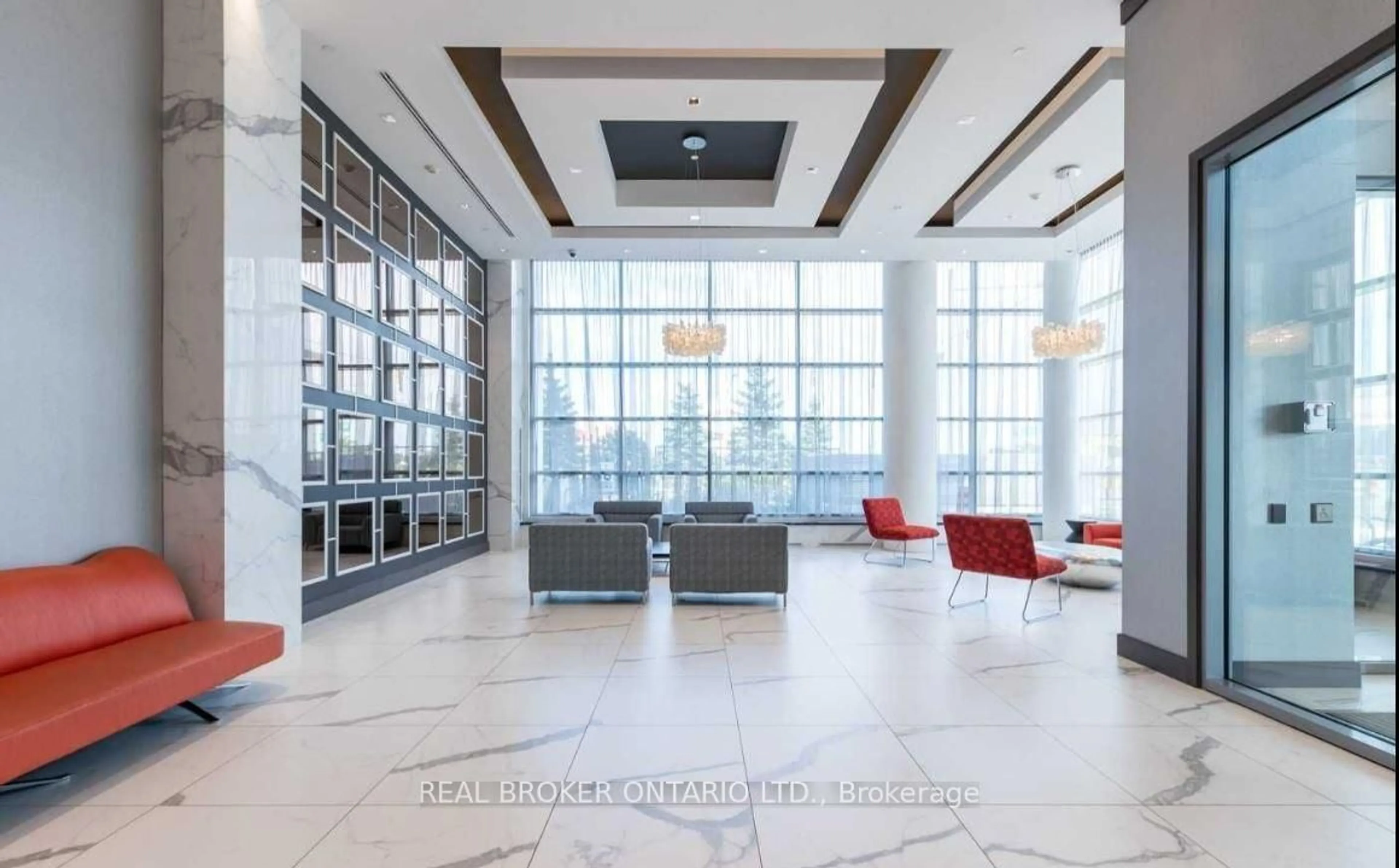 Lobby for 3600 Highway 7 Ave #407, Vaughan Ontario L4L 0G7