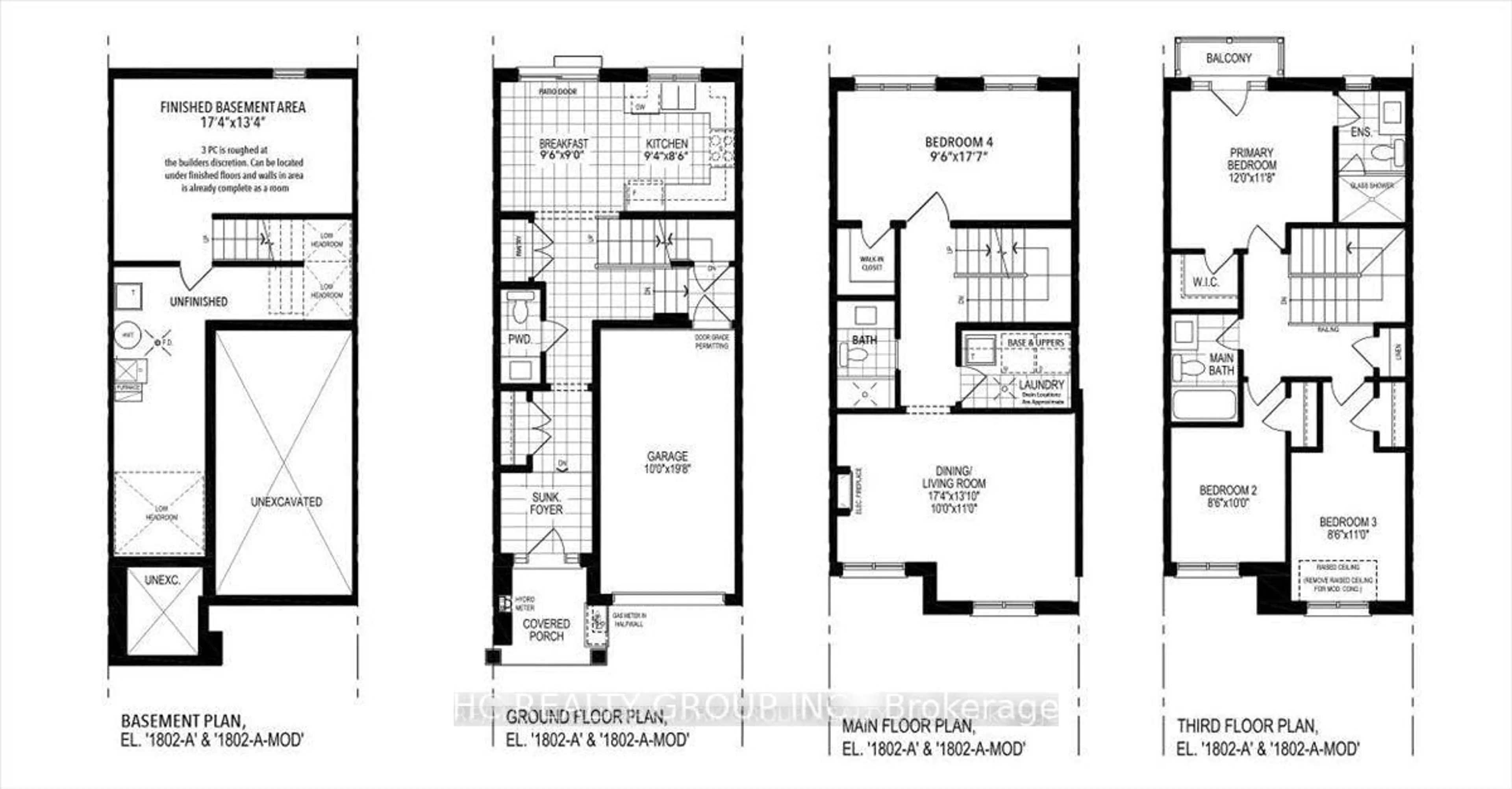 Floor plan for 5 John Carter Way, Markham Ontario L3P 0P7