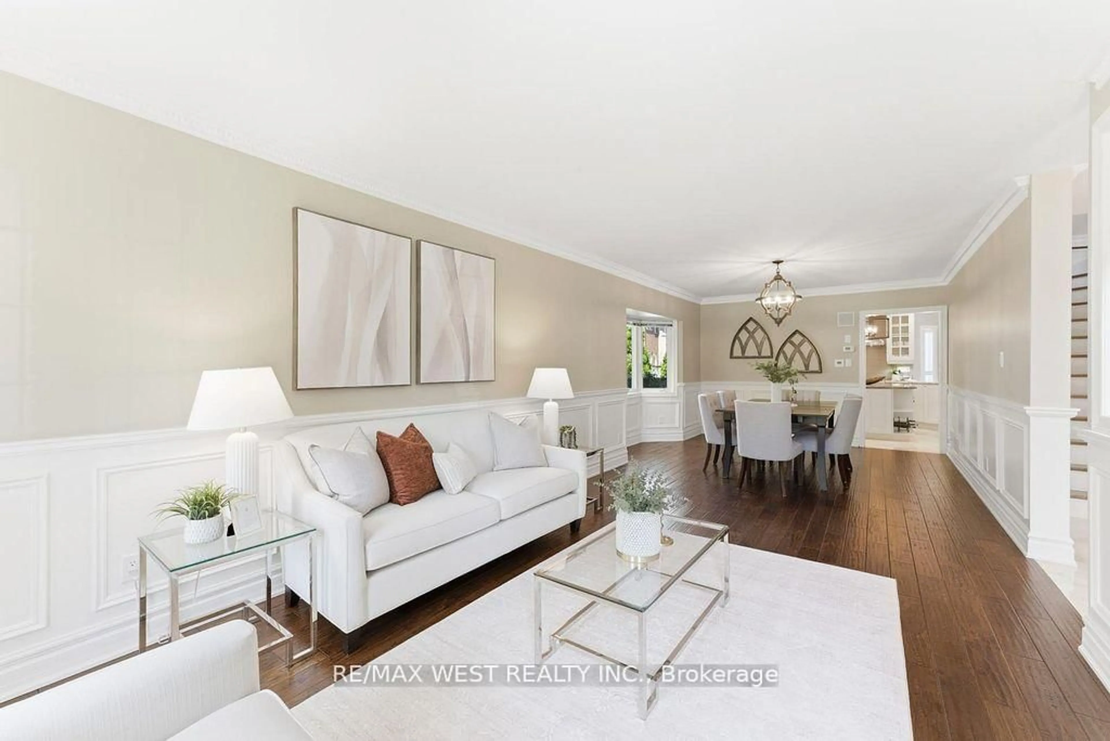Living room with furniture, unknown for 205 Fletcher Dr, Vaughan Ontario L6A 2G2