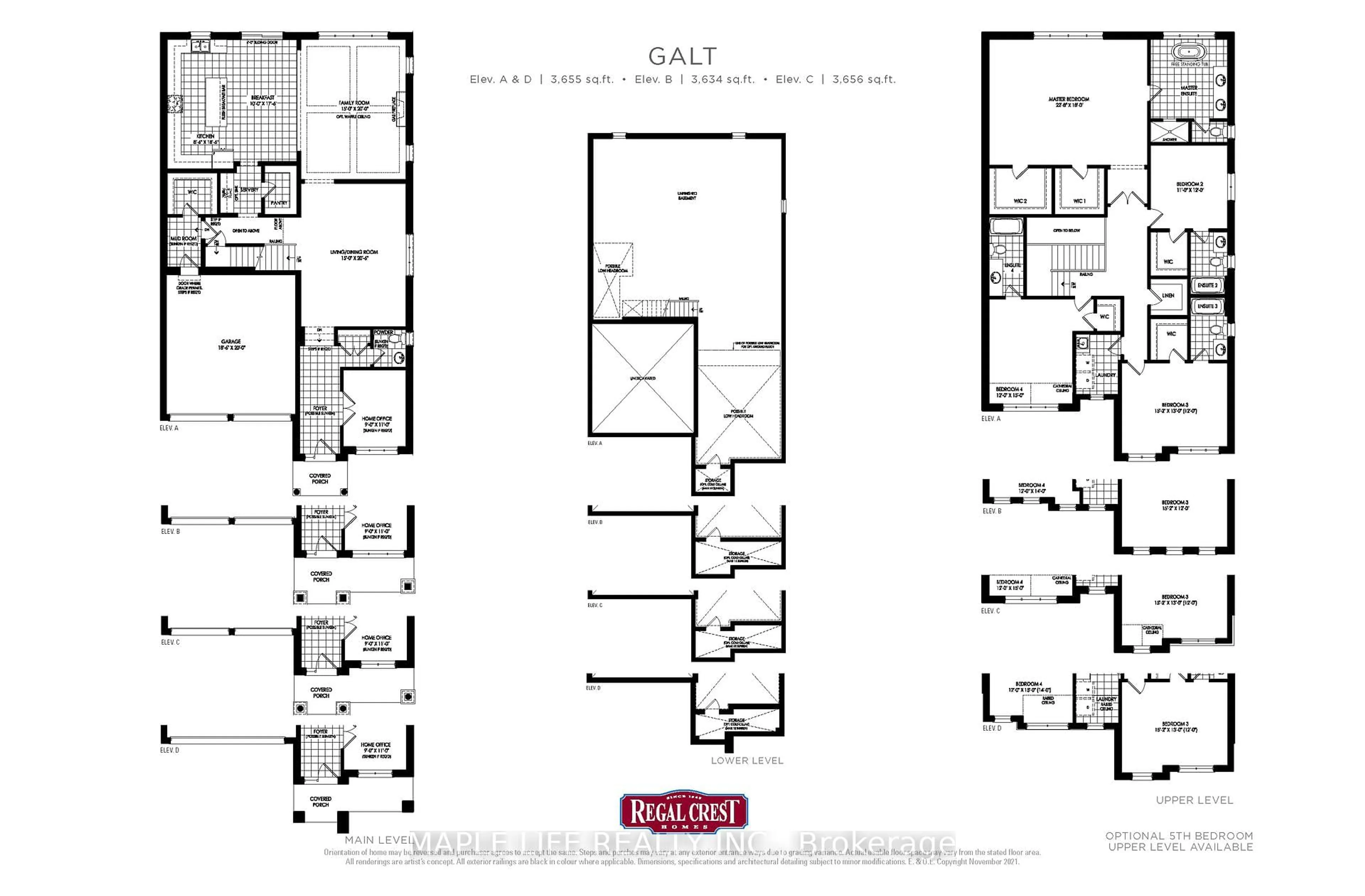 Floor plan for 162 Rowe St, Bradford West Gwillimbury Ontario L3Z 4N2
