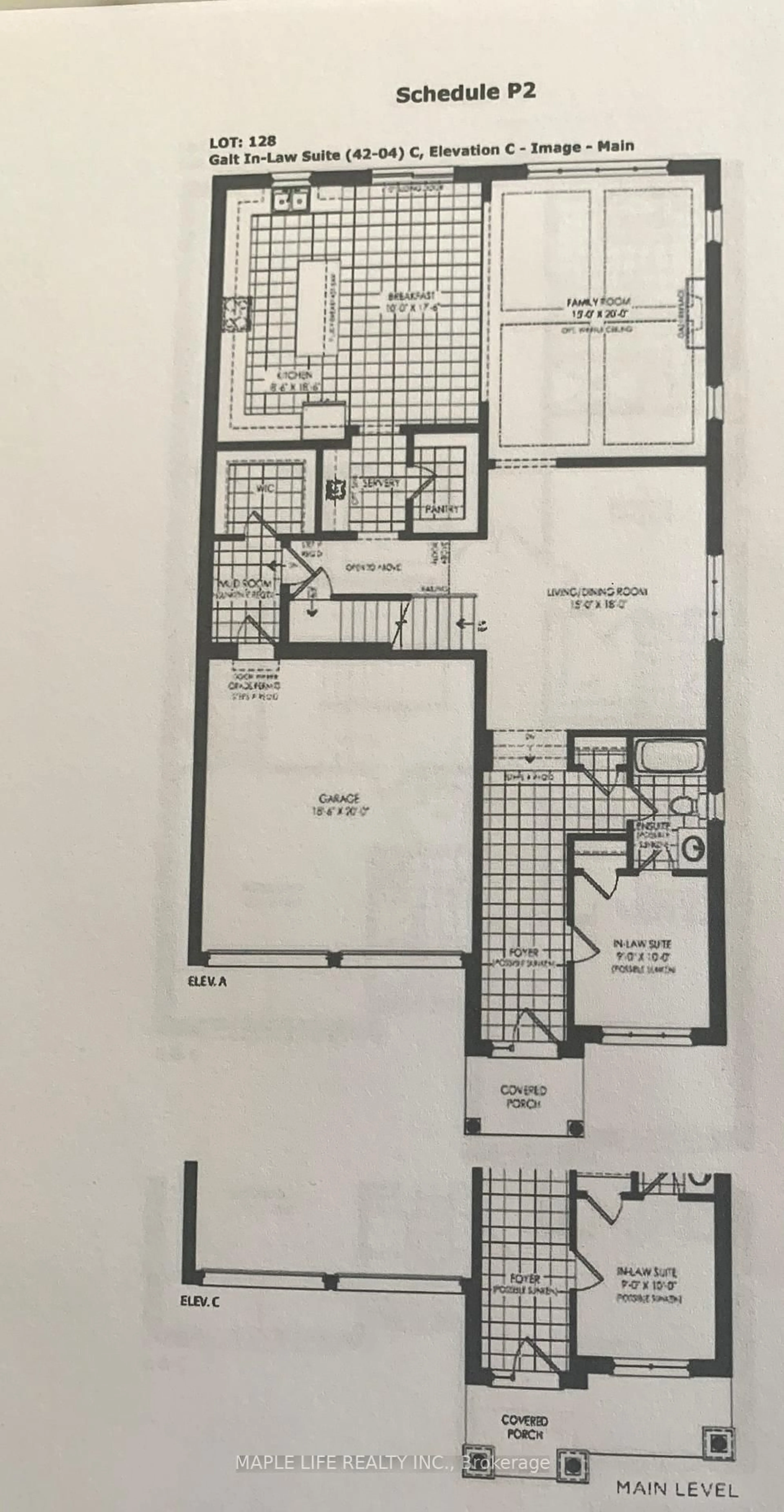 Floor plan for 162 Rowe St, Bradford West Gwillimbury Ontario L3Z 4N2