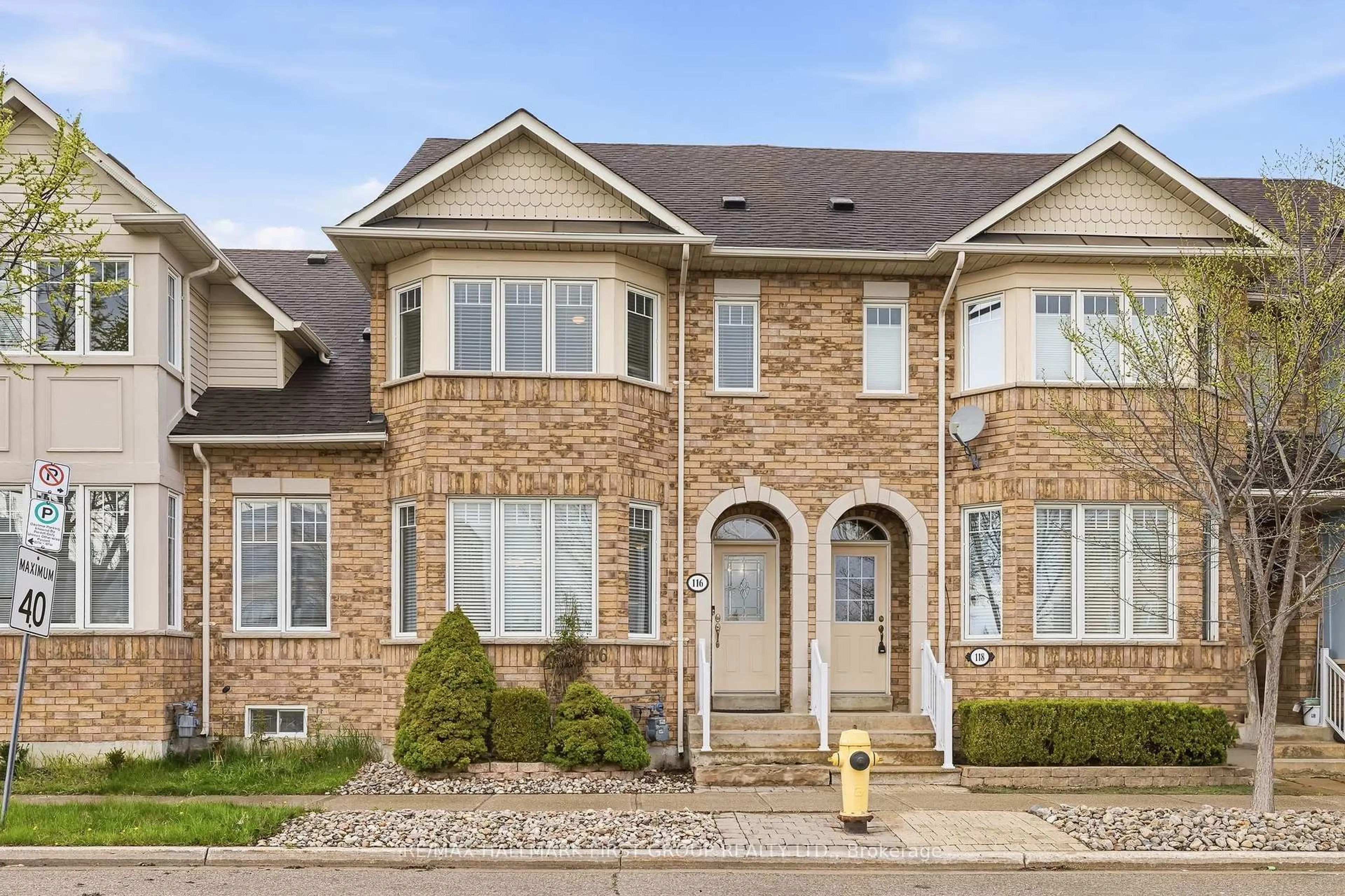 Home with brick exterior material, street for 116 Riverlands Ave, Markham Ontario L6B 1B6