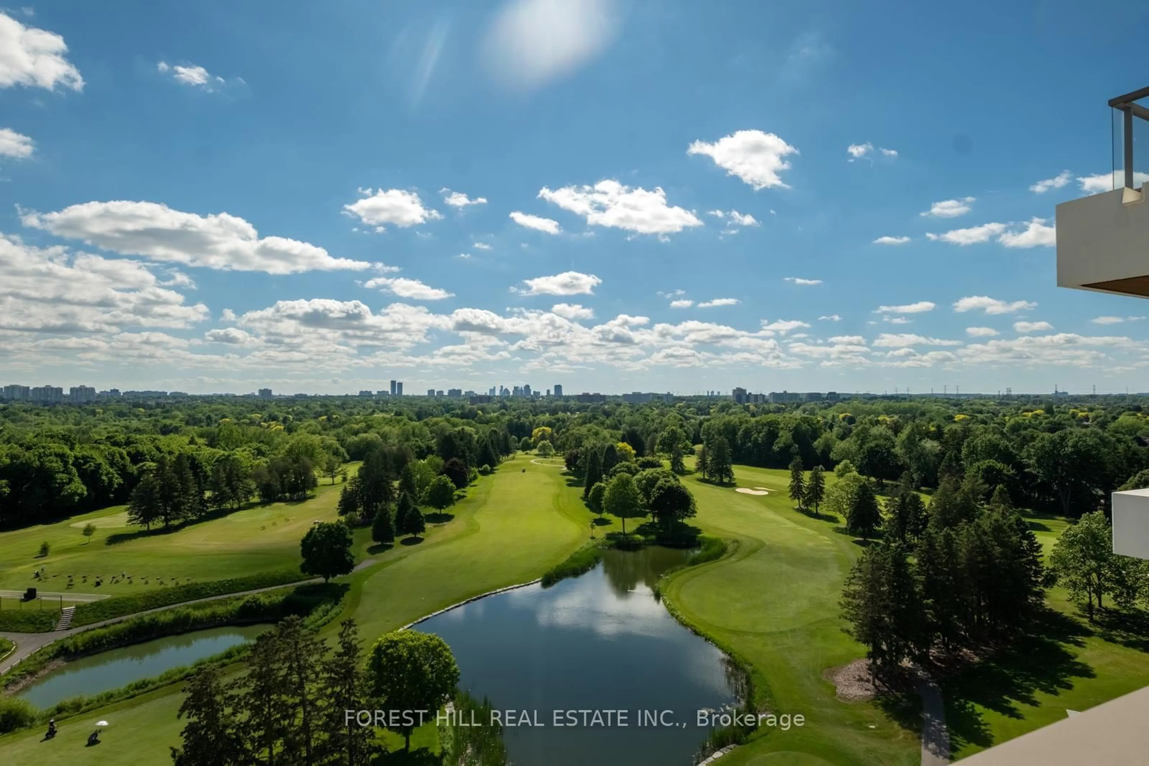 A pic from outside/outdoor area/front of a property/back of a property/a pic from drone, water/lake/river/ocean view for 399 Royal Orchard Blvd #1018, Markham Ontario L3T 0H4