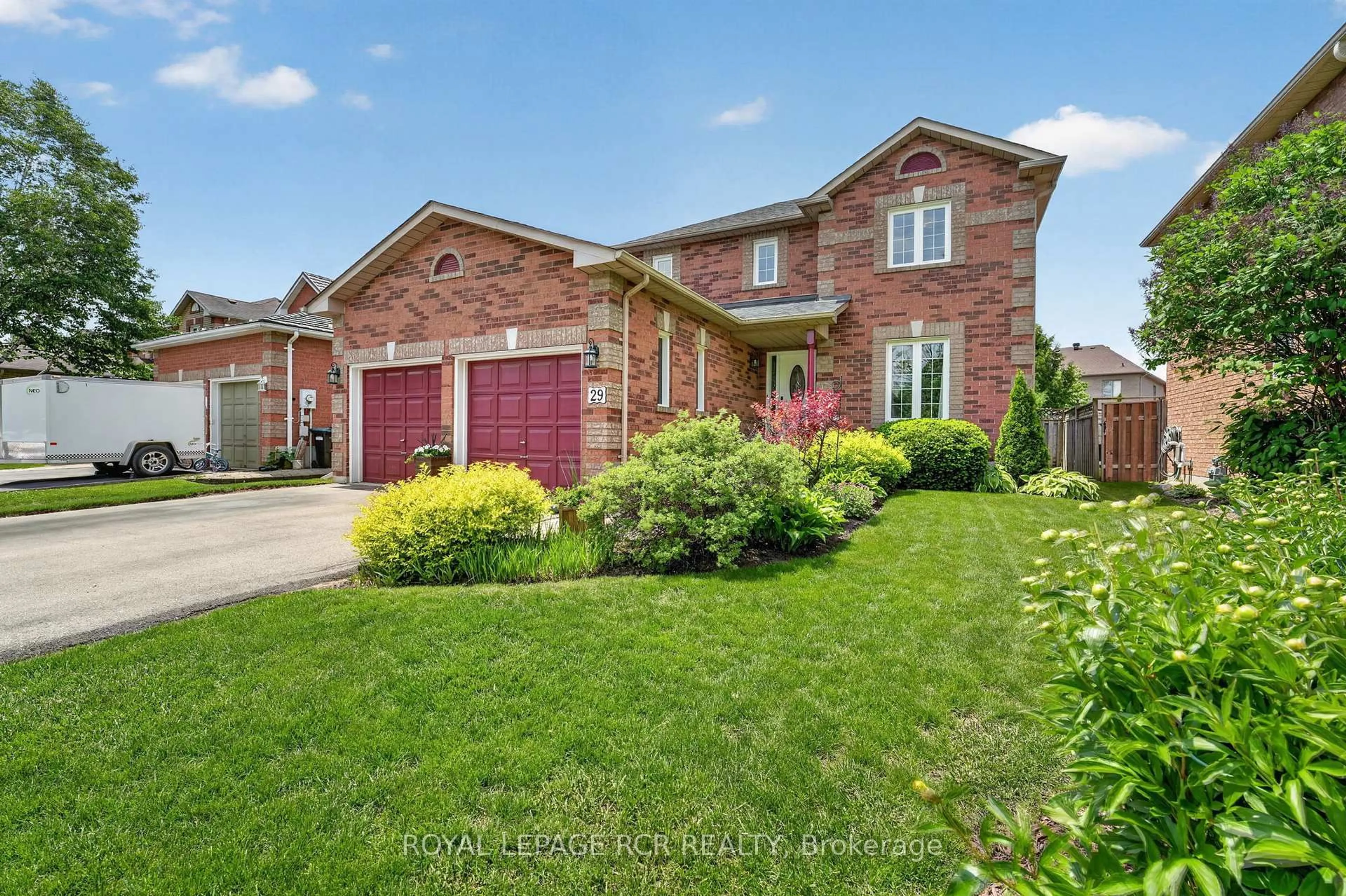 Home with brick exterior material, street for 29 McCullough Ave, New Tecumseth Ontario L0G 1A0