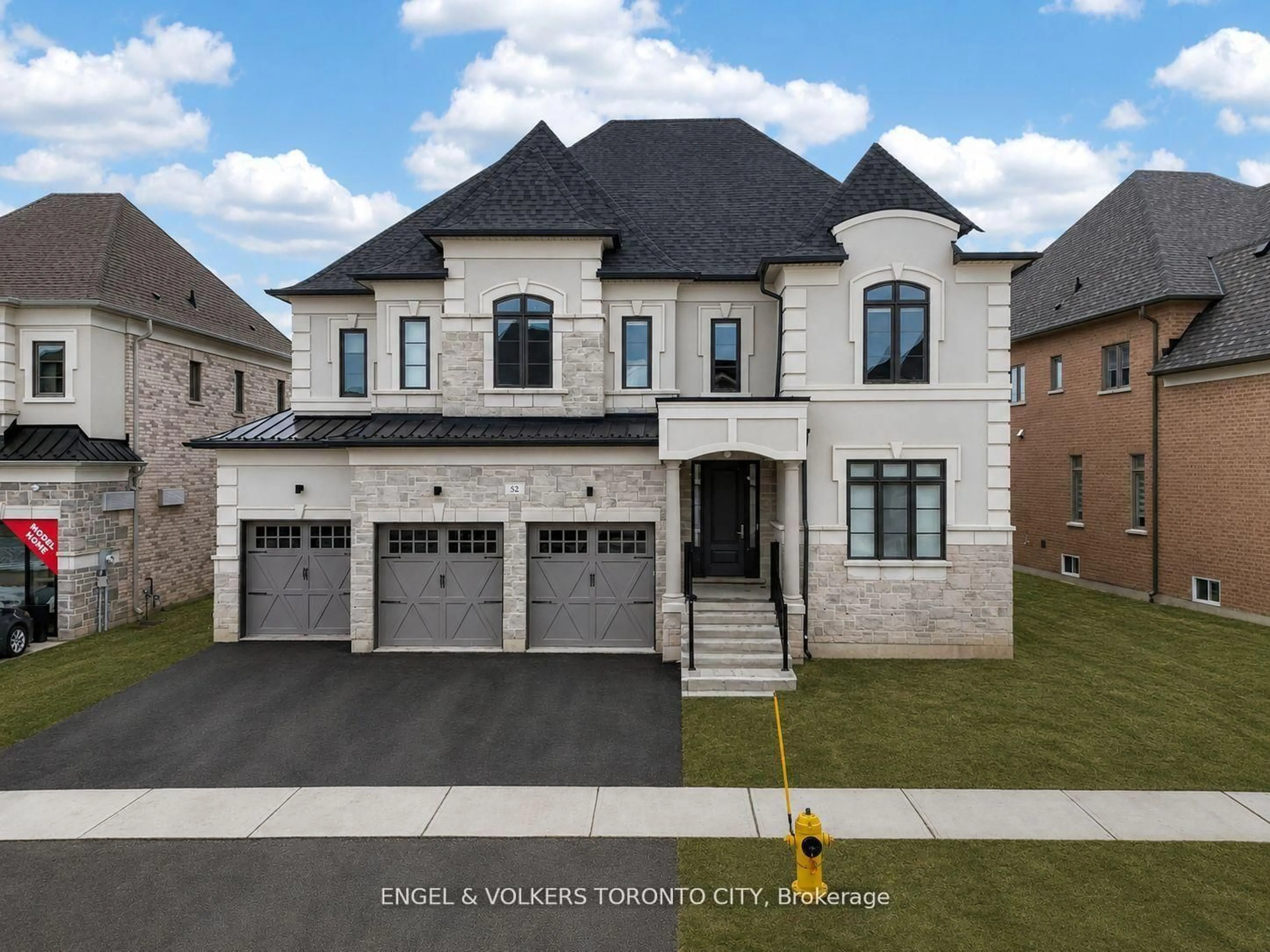 Home with brick exterior material, street for 52 Bud Willmot Way, King Ontario L7B 1B4