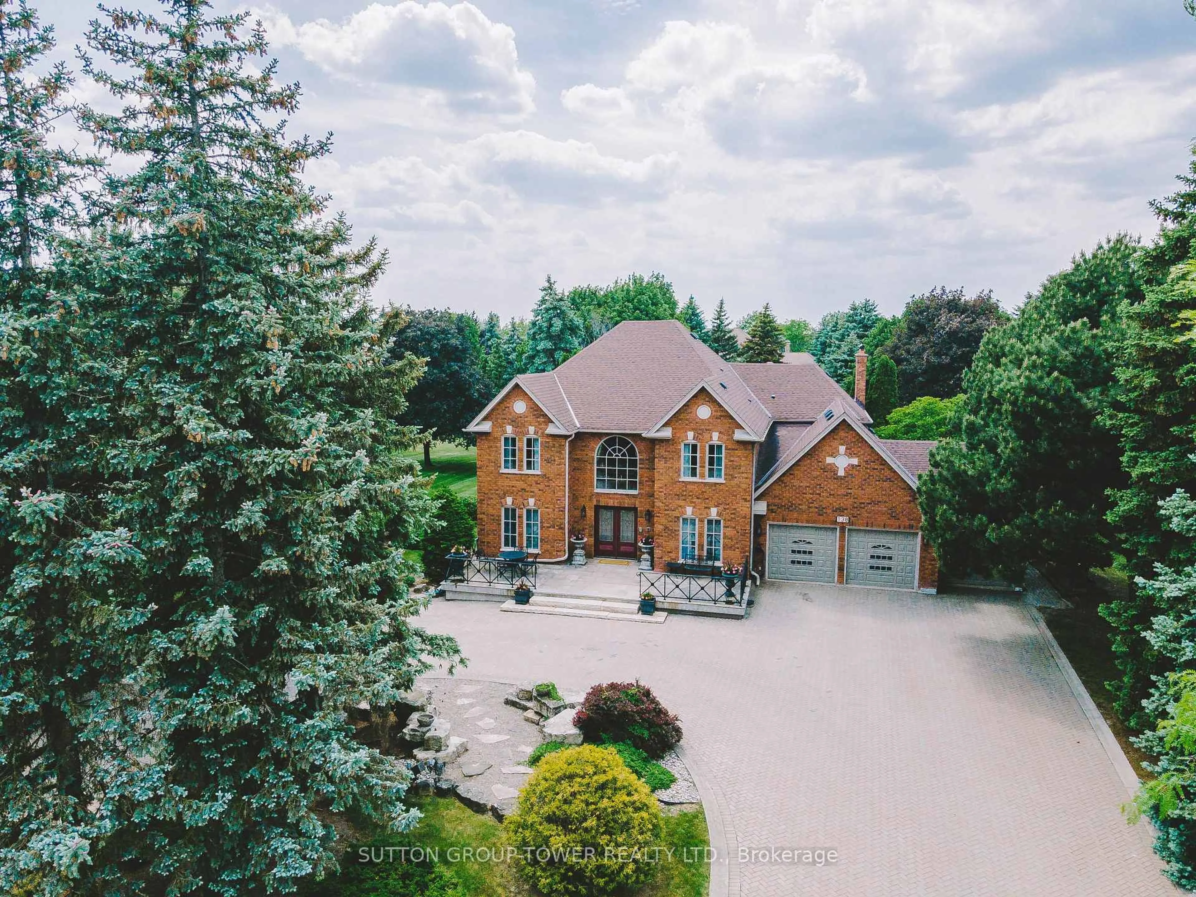 A pic from outside/outdoor area/front of a property/back of a property/a pic from drone, unknown for 138 Dianawood Rdge, Vaughan Ontario L4L 6W8
