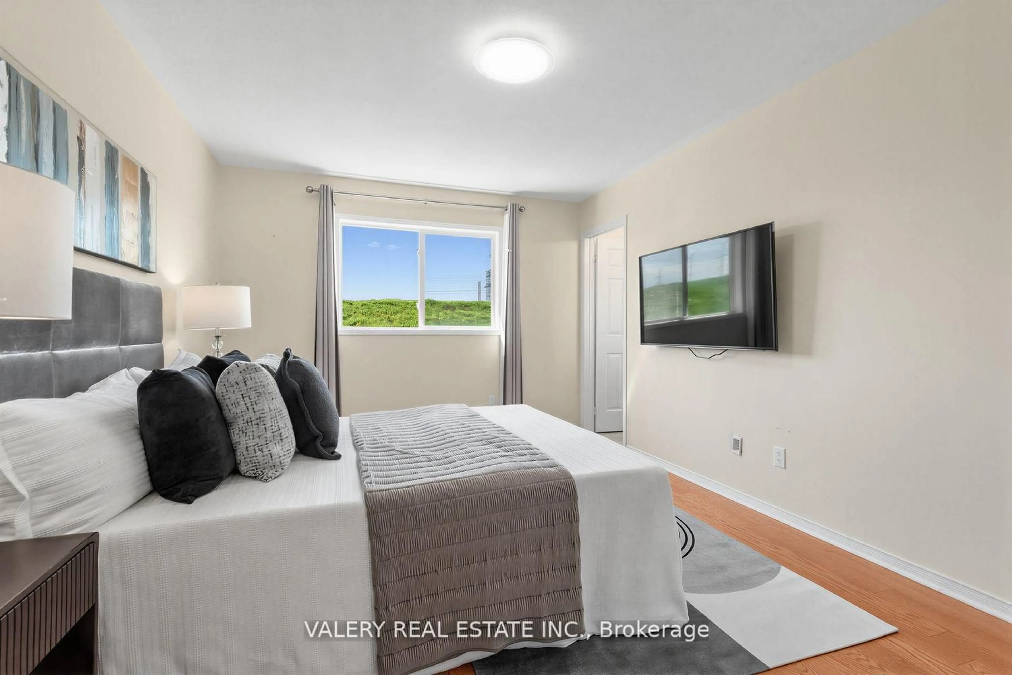 Bedroom with bed, unknown for 511 Caboto Tr, Markham Ontario L3R 5S2