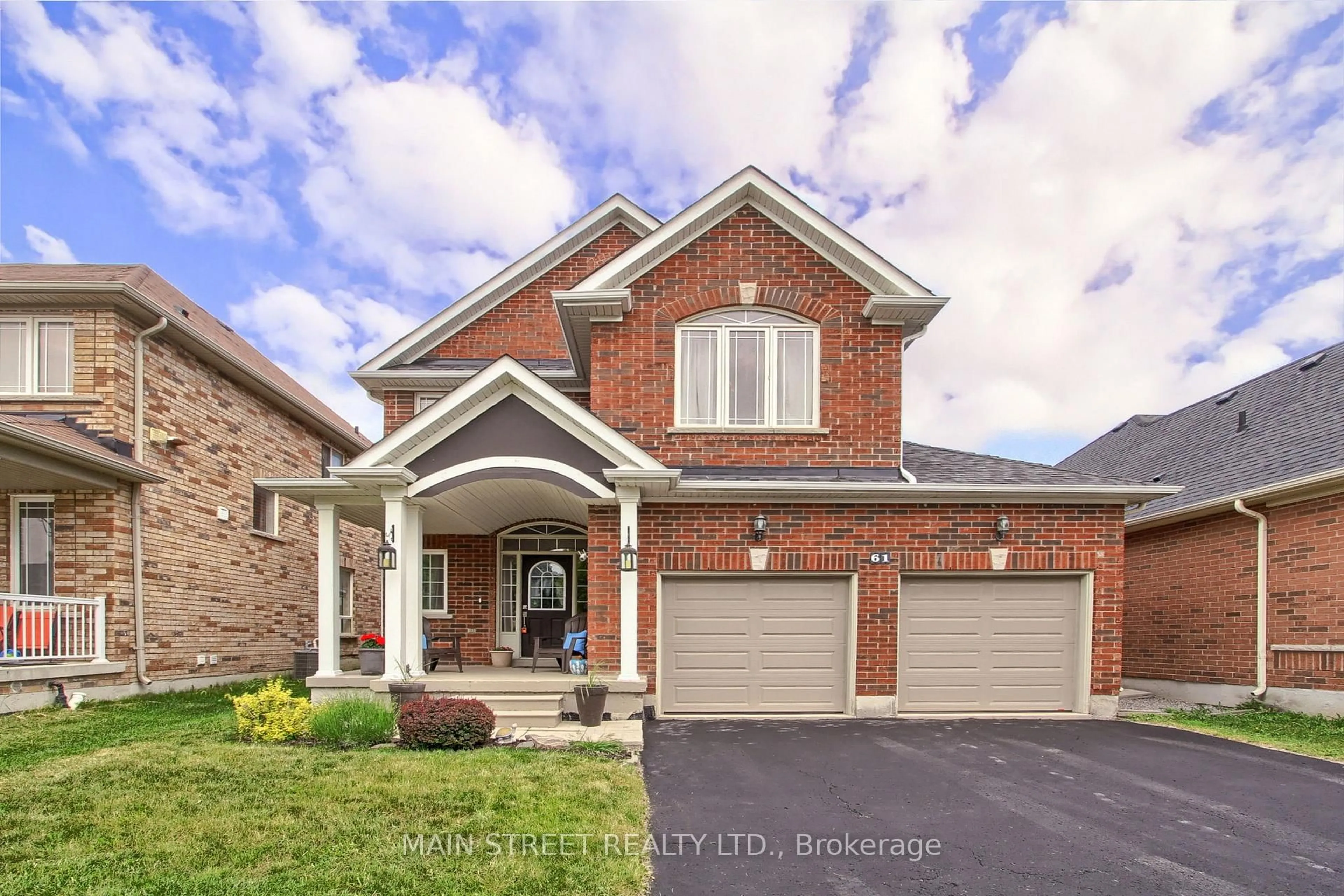 Home with brick exterior material, street for 61 Carness Cres, Georgina Ontario L4P 0B7