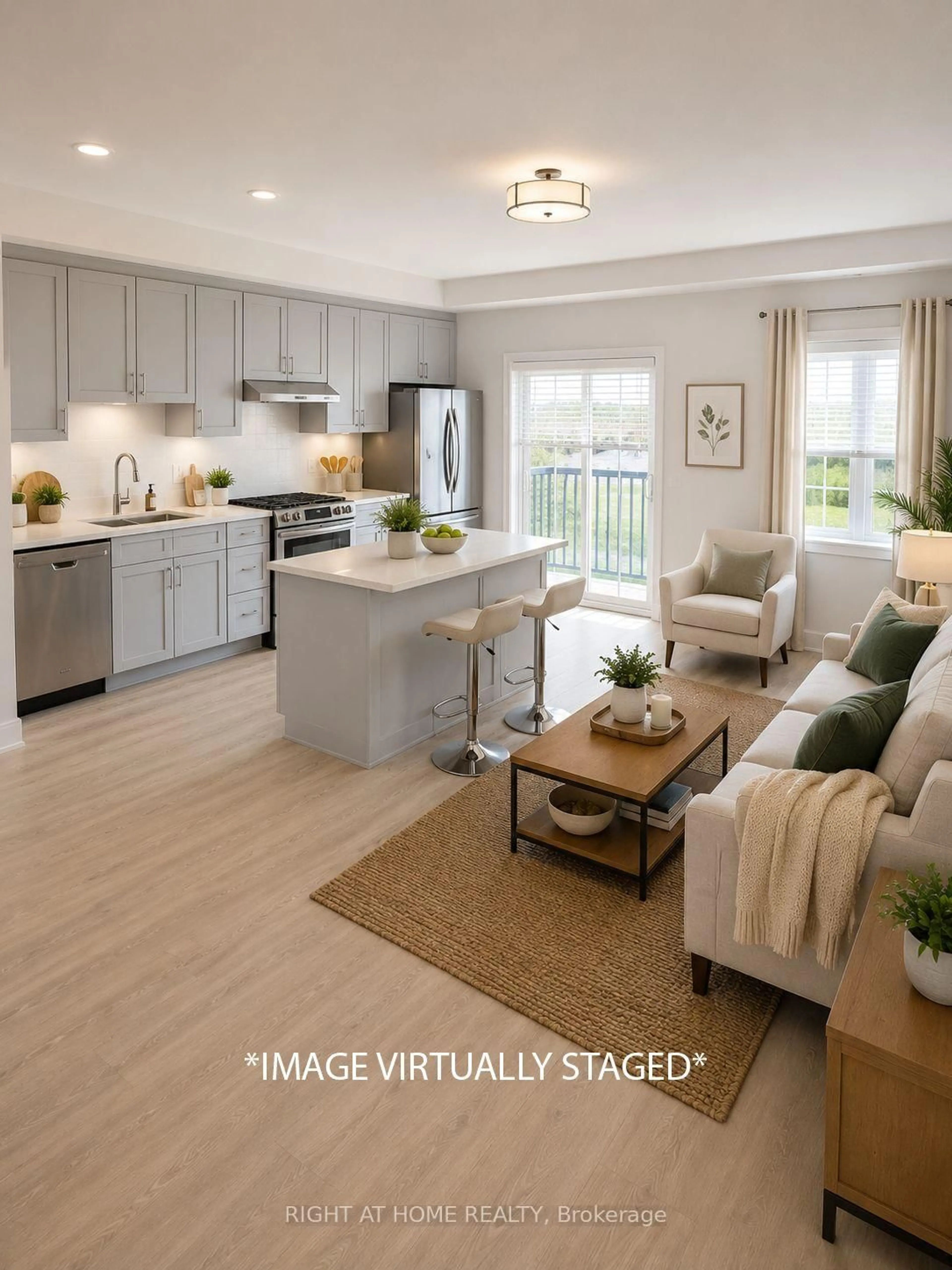 Open concept kitchen, unknown for 17 Ravenscraig Pl, Innisfil Ontario L0L 1L0