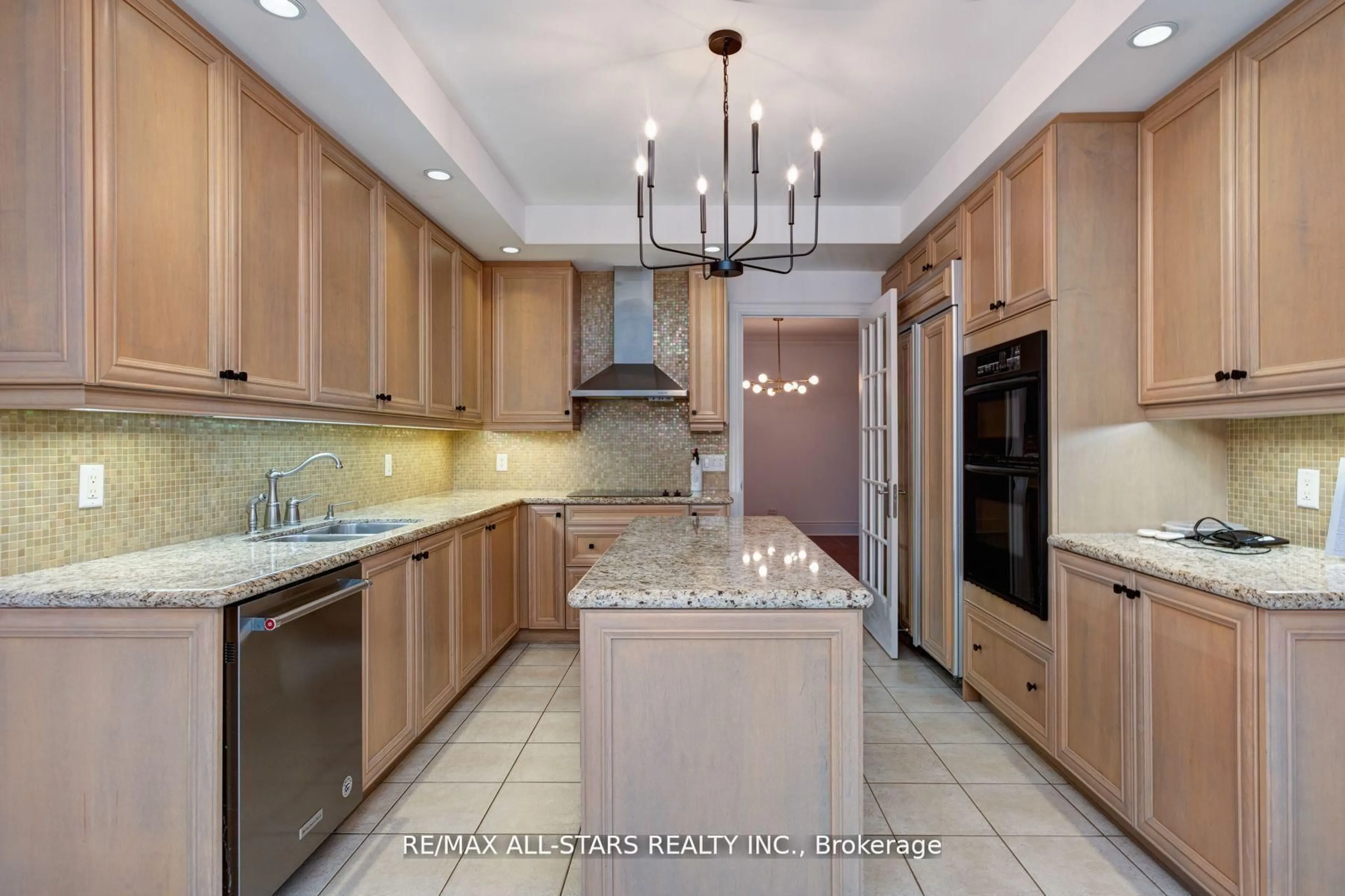 Contemporary kitchen, ceramic/tile floor for 7071 Bayview Ave #211, Markham Ontario L3T 7Y8