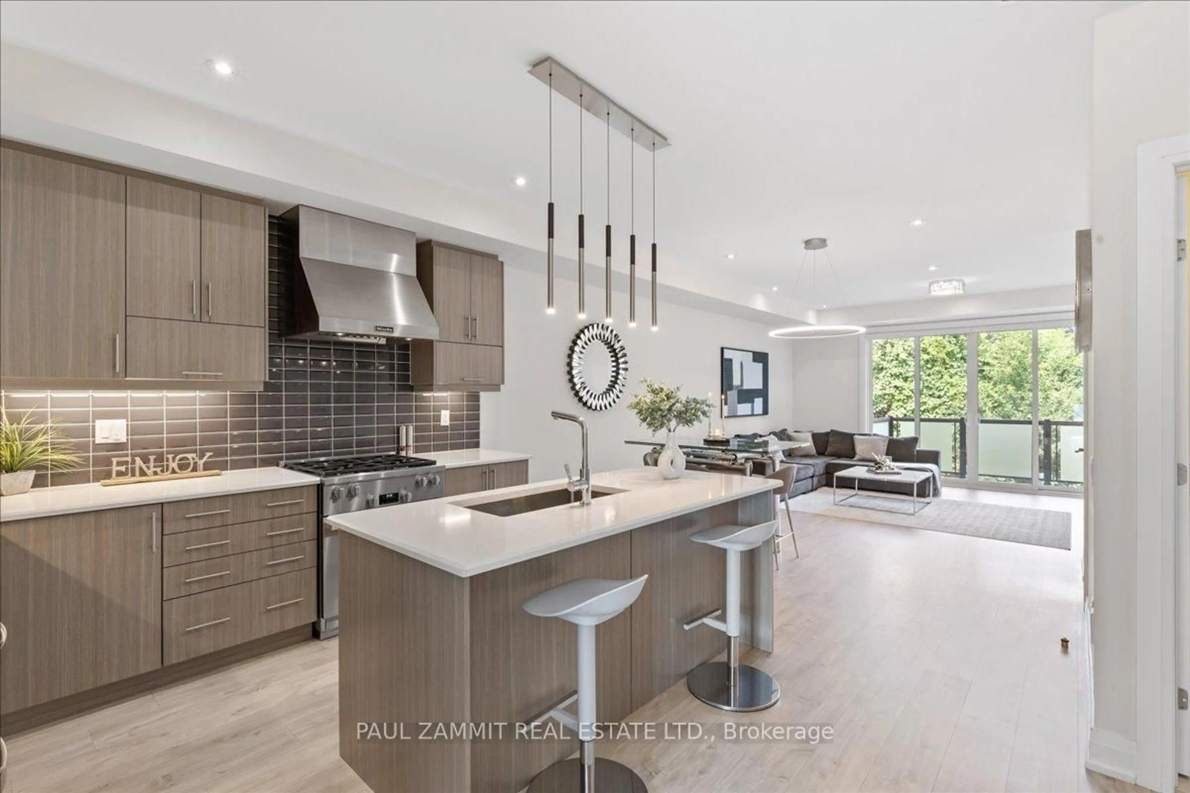 Contemporary kitchen, ceramic/tile floor for 39 Harold Lawrie Lane, Markham Ontario L3T 0G1