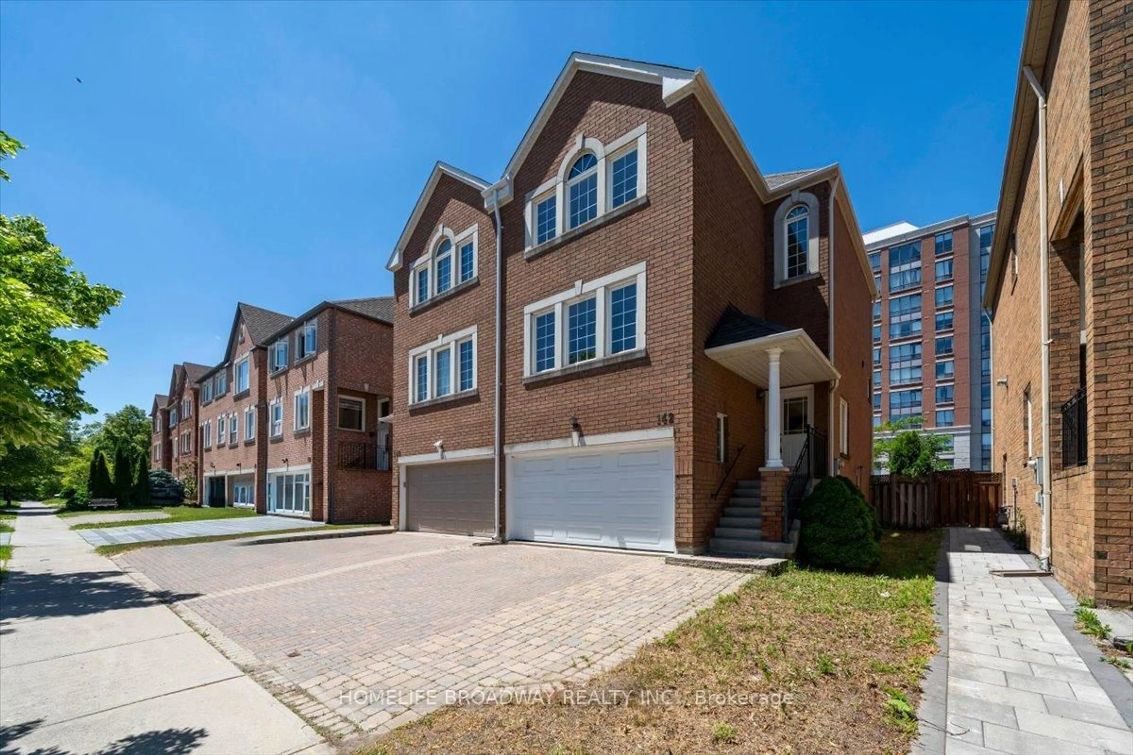 Home with brick exterior material, street for 142 Leitchcroft Cres, Markham Ontario L3T 7T6