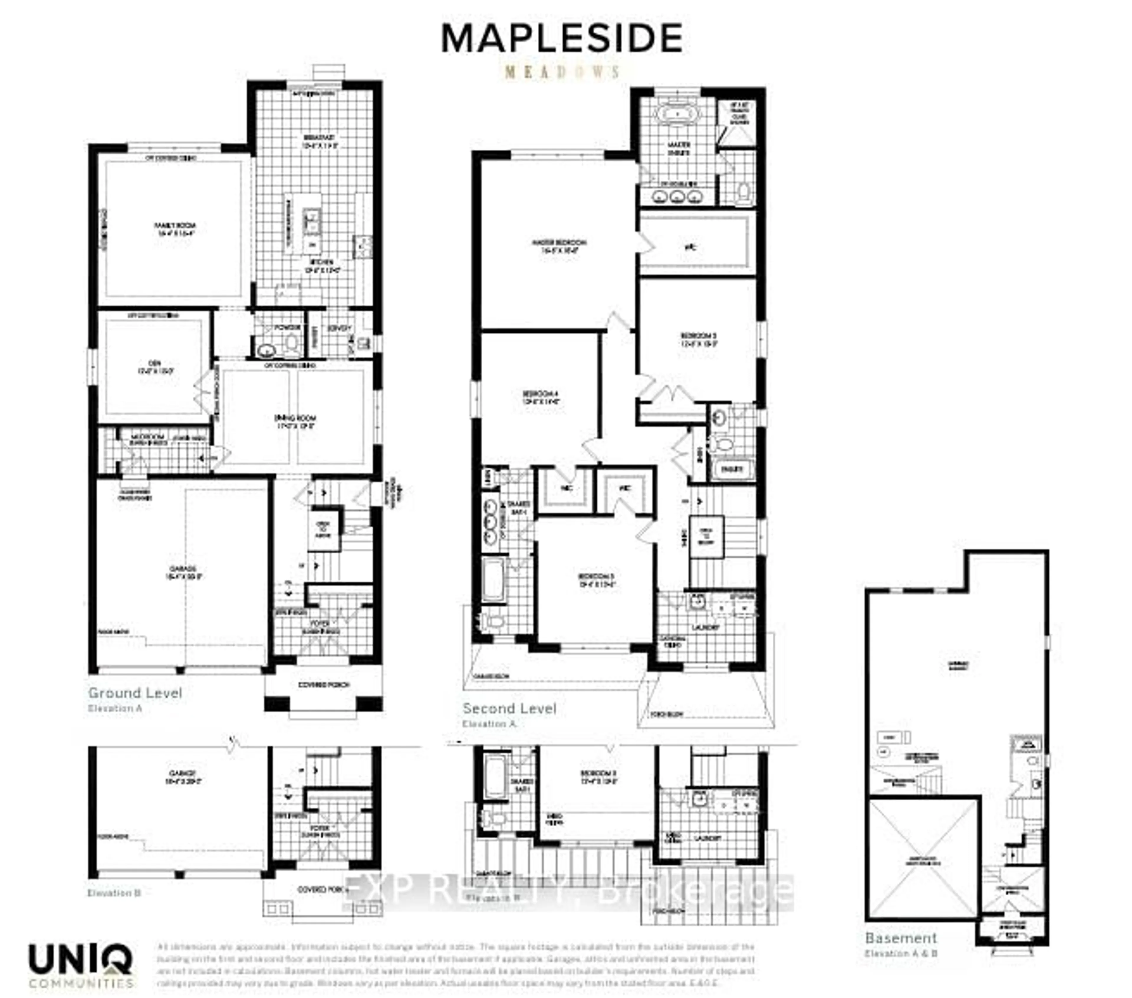 Floor plan for 22 Caddie Cres #LOT 63, Vaughan Ontario L6A 4R5