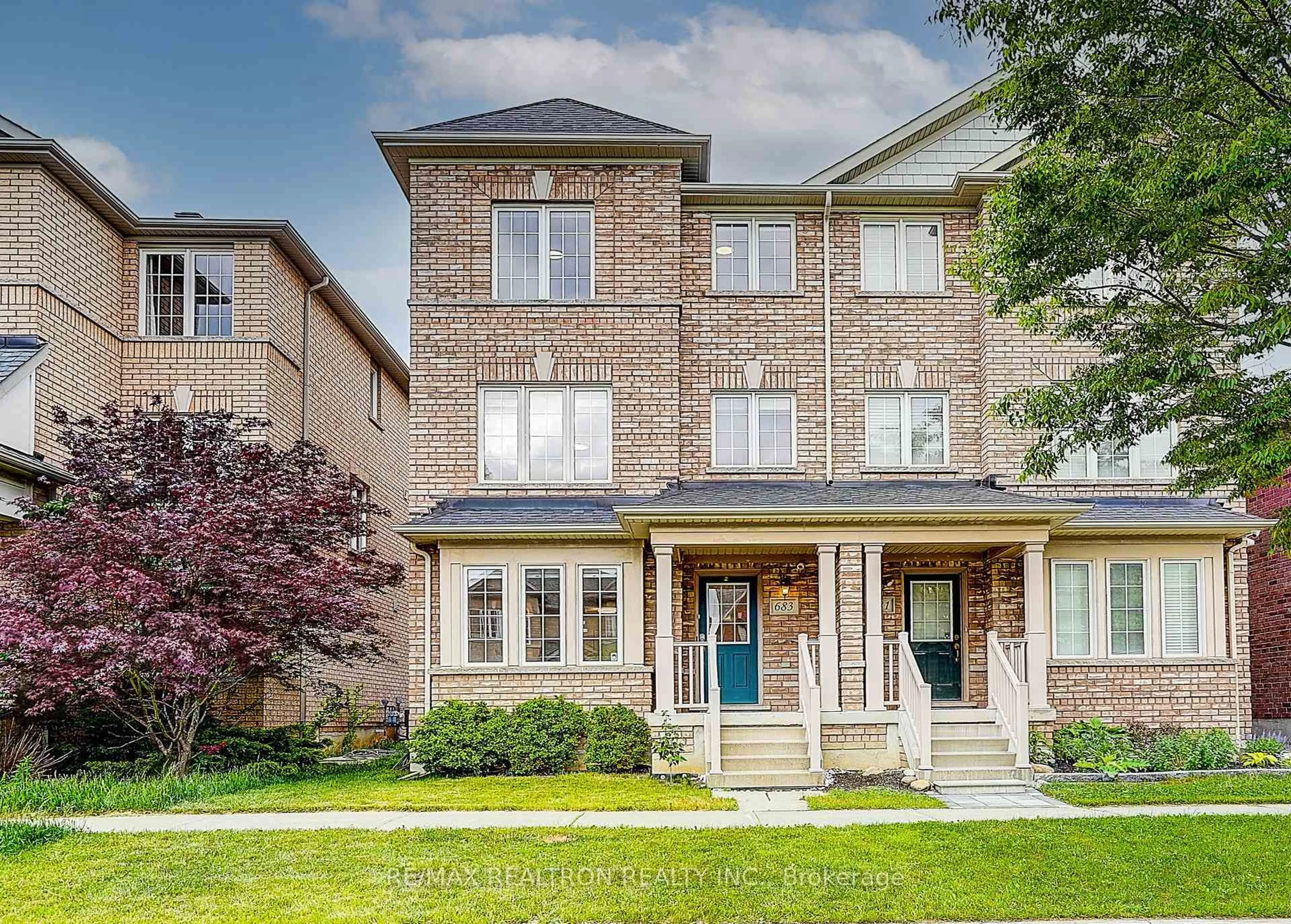 Home with brick exterior material, street for 683 Cornell Rouge Blvd, Markham Ontario L6B 0P4