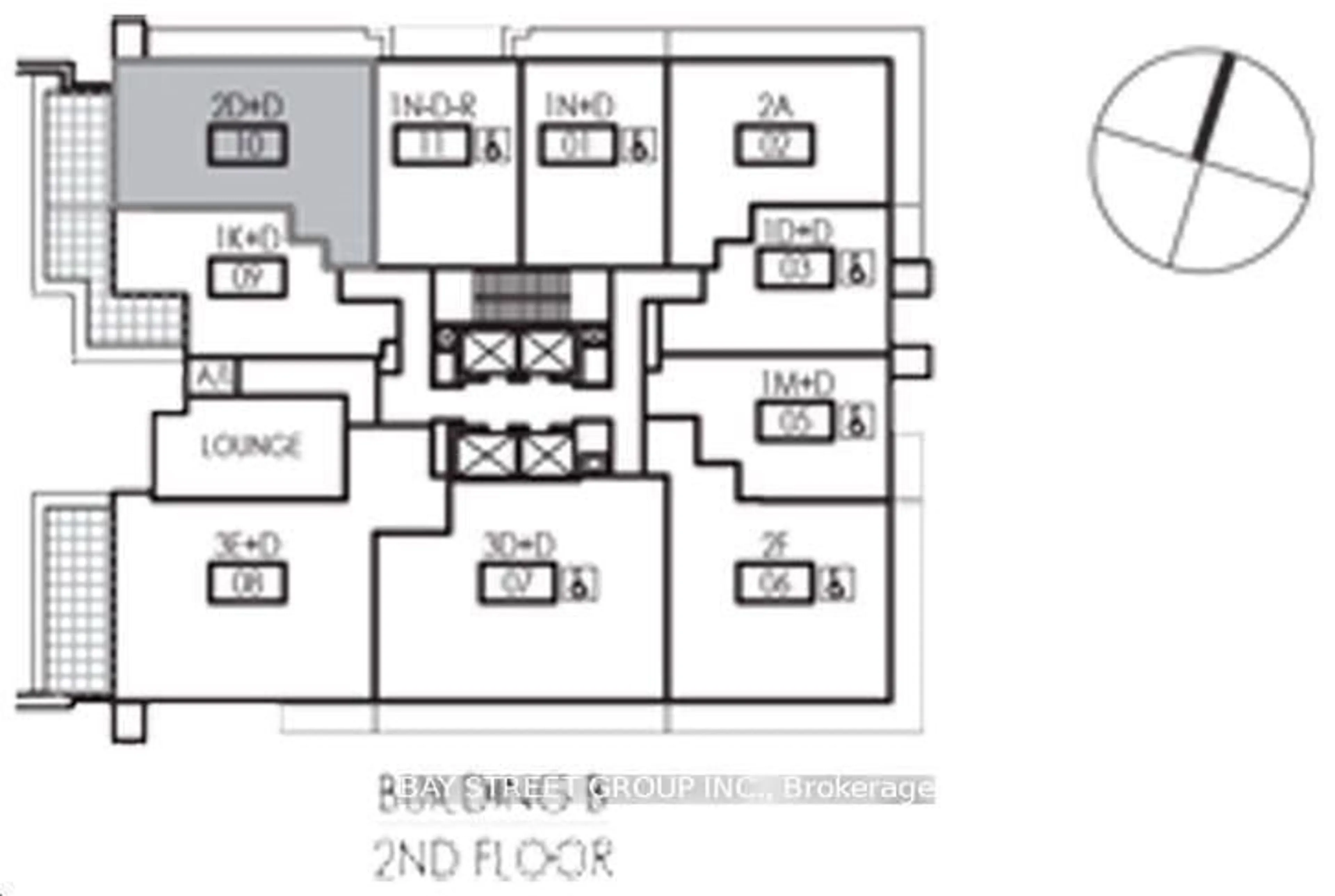 Floor plan for 38 Gandhi Lane #210, Markham Ontario L3T 0G9