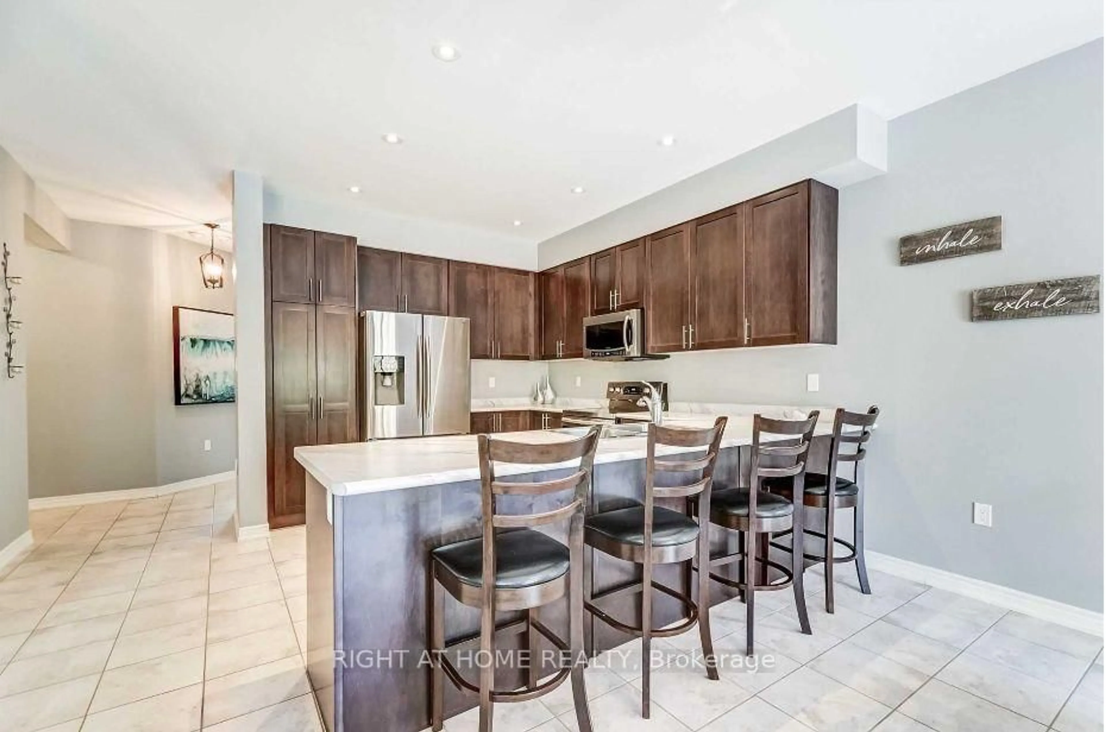 Contemporary kitchen, ceramic/tile floor for 62 Prosser Cres, Georgina Ontario L0E 1R0