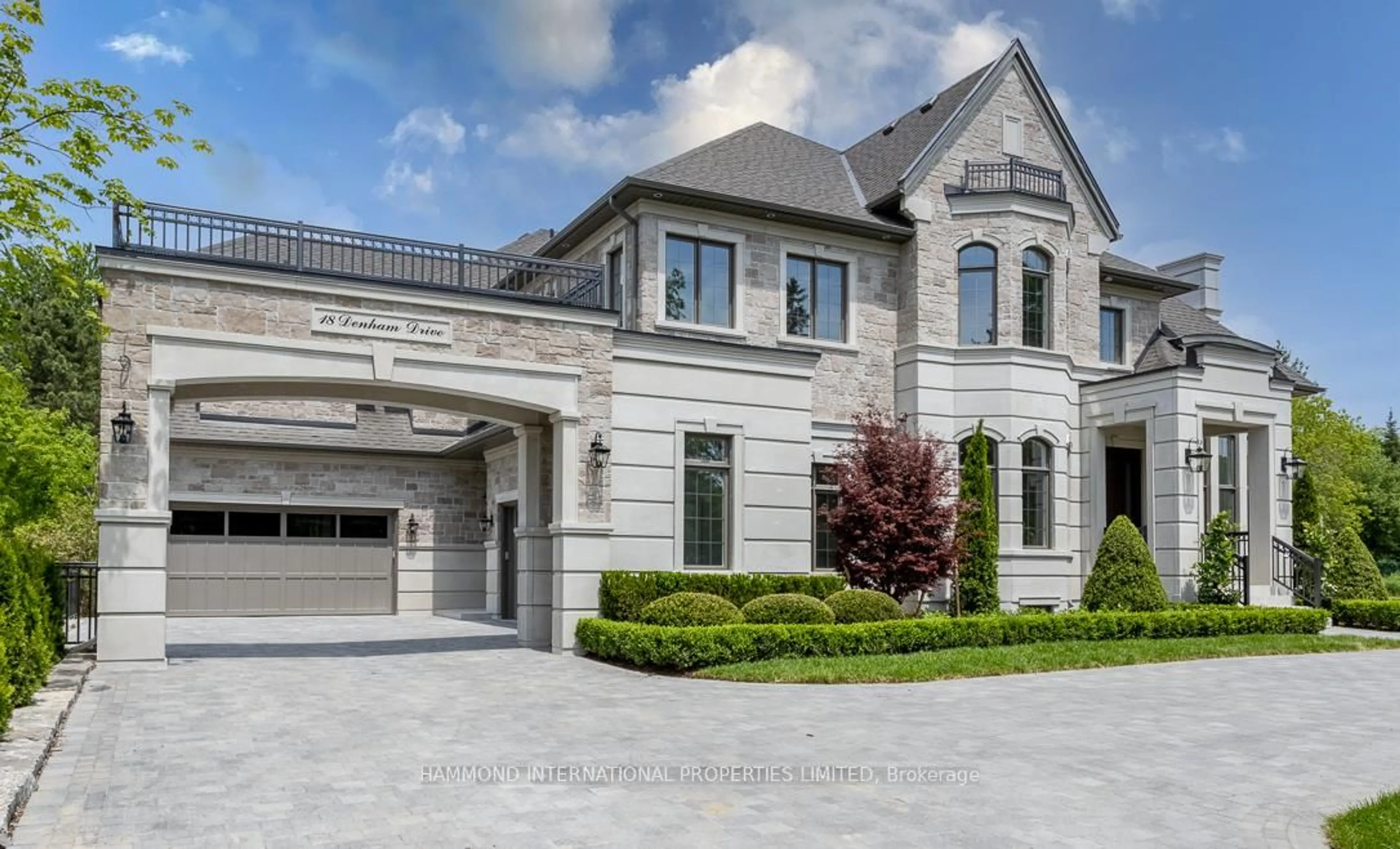 Home with brick exterior material, street for 18 Denham Dr, Richmond Hill Ontario L4C 6J1