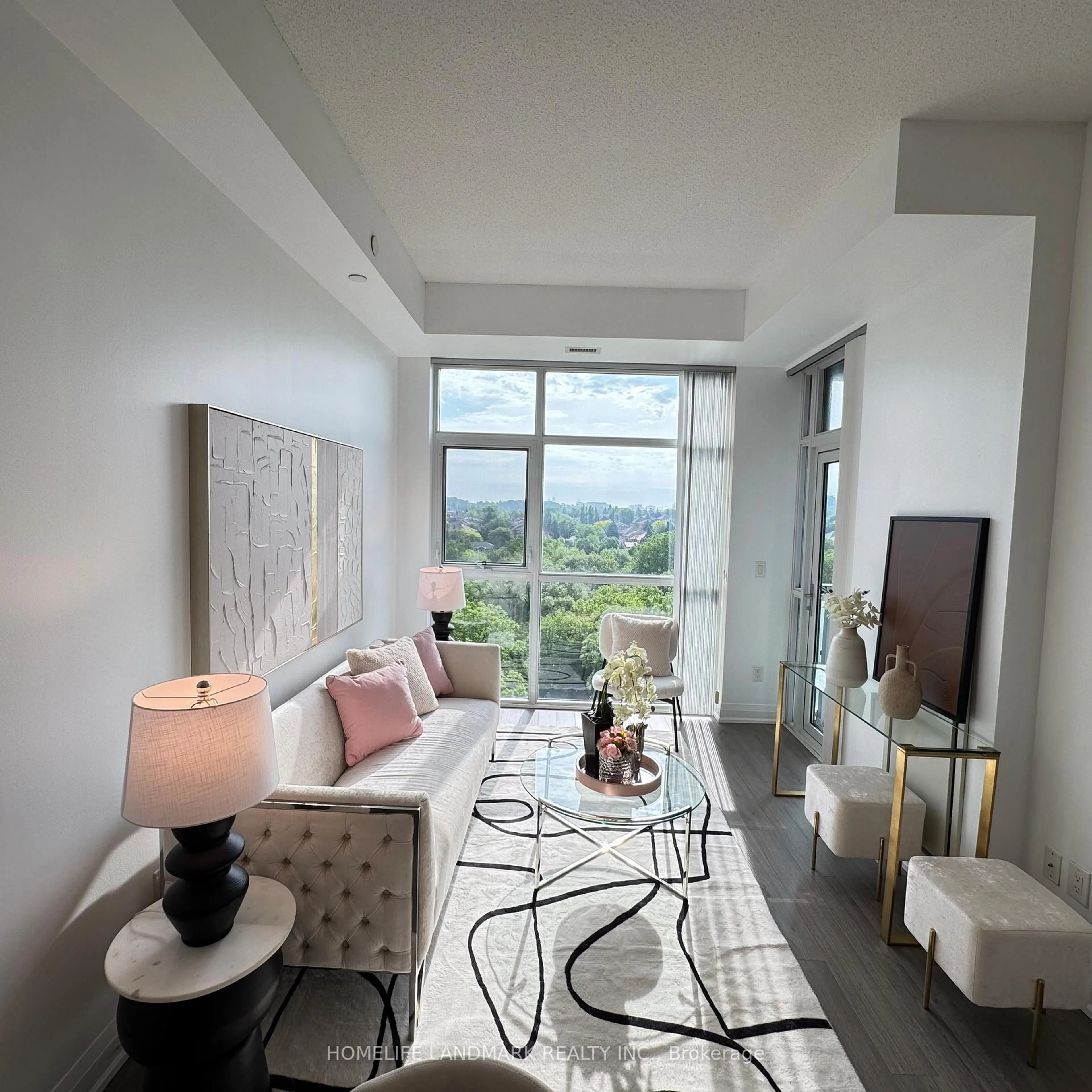 Living room with furniture, unknown for 8763 Bayview Ave #701, Richmond Hill Ontario L4B 3V1