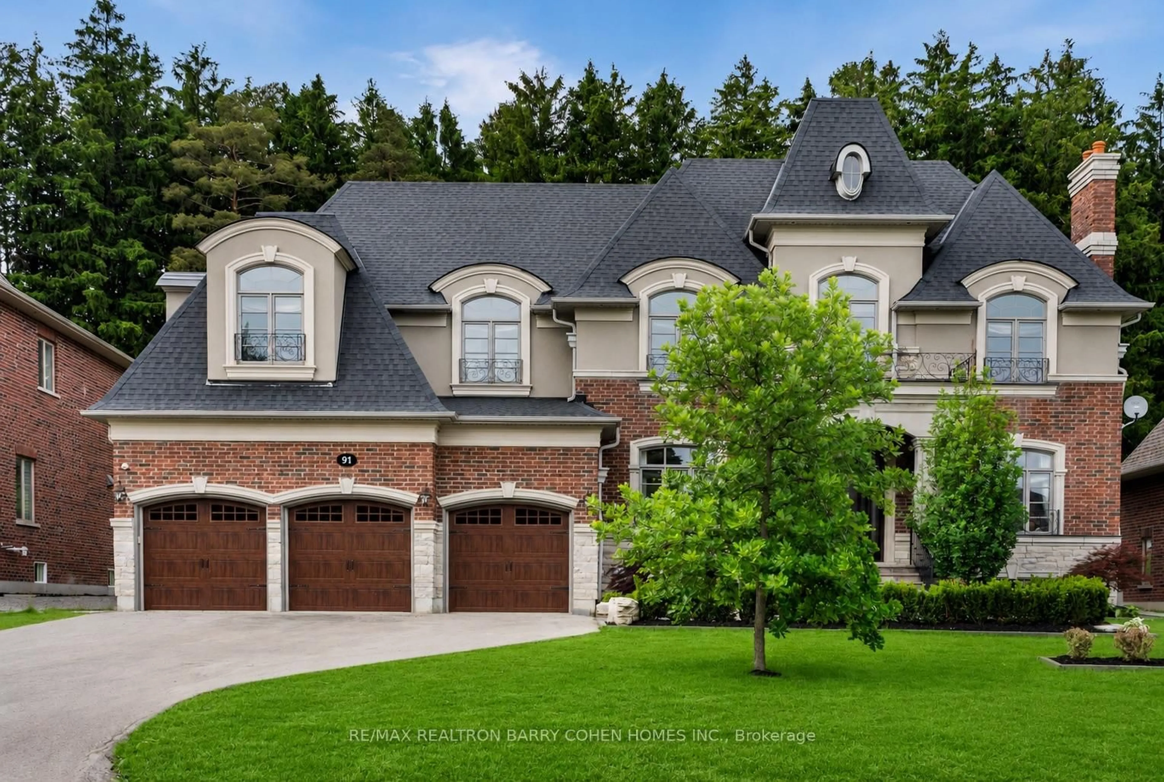 Home with brick exterior material, street for 91 Coons Rd, Richmond Hill Ontario L4E 2R6