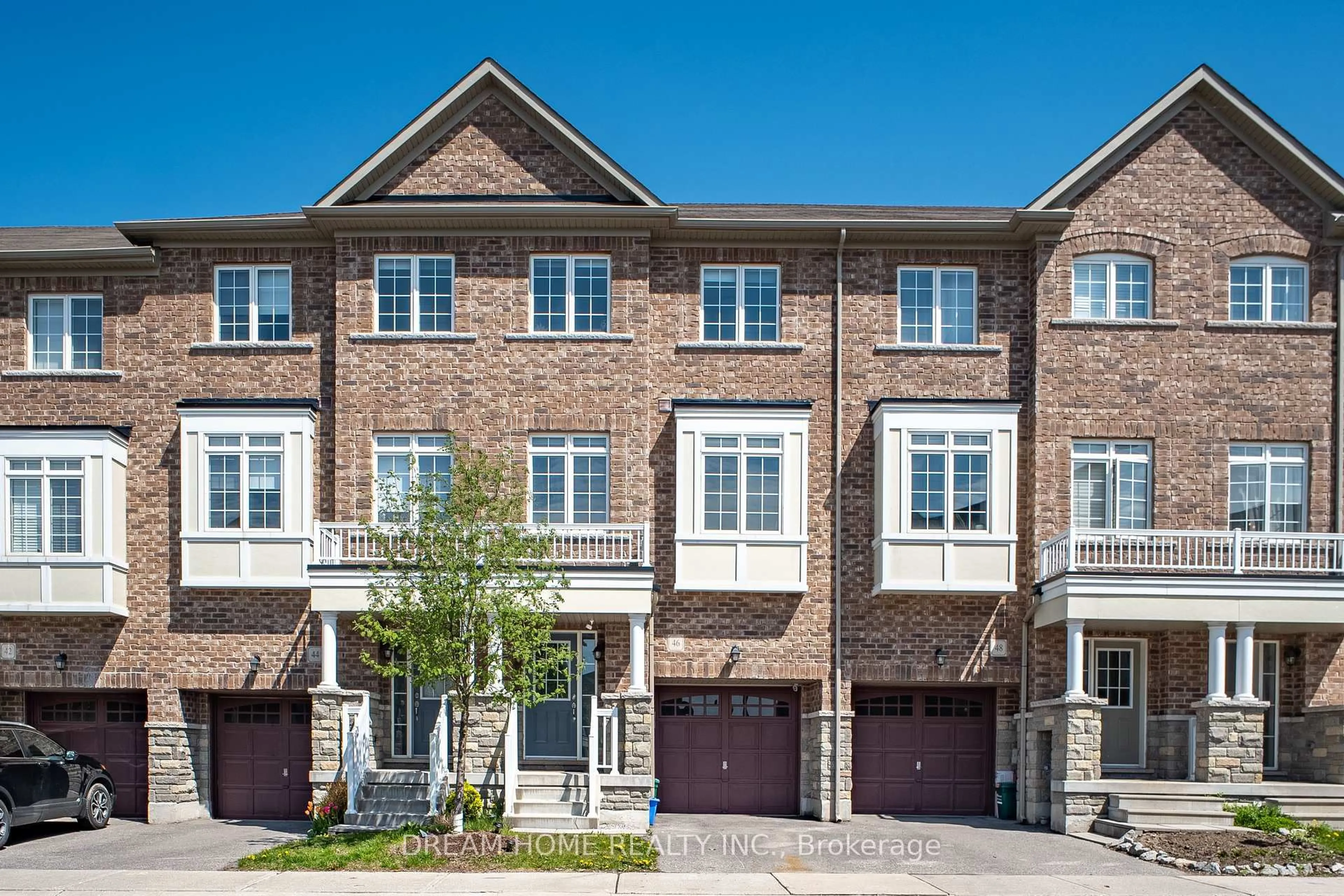 Home with brick exterior material, street for 46 Roy Grove Way, Markham Ontario L6E 0T6