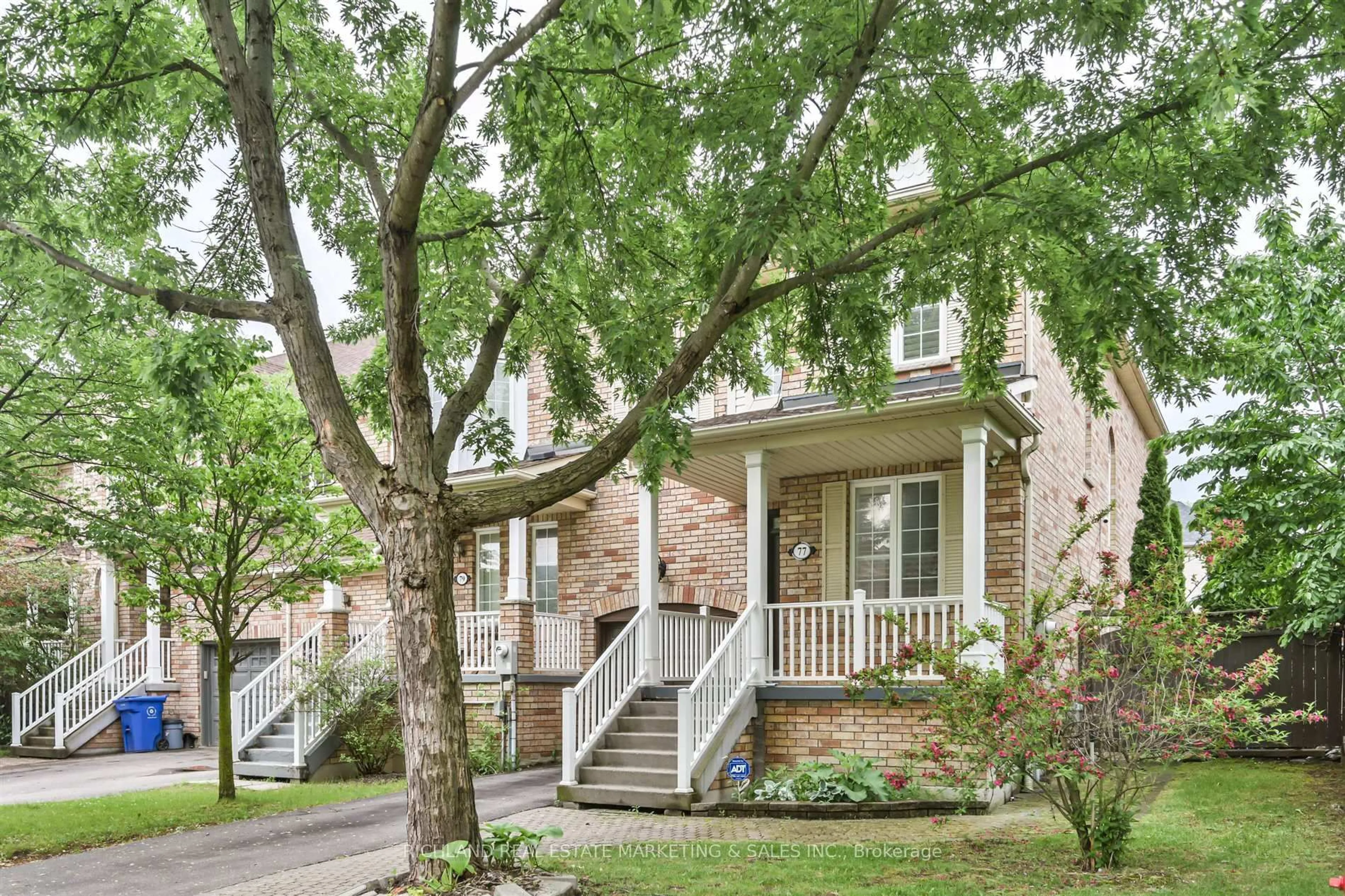 Home with brick exterior material, street for 77 Limeridge St, Aurora Ontario L4G 7X9