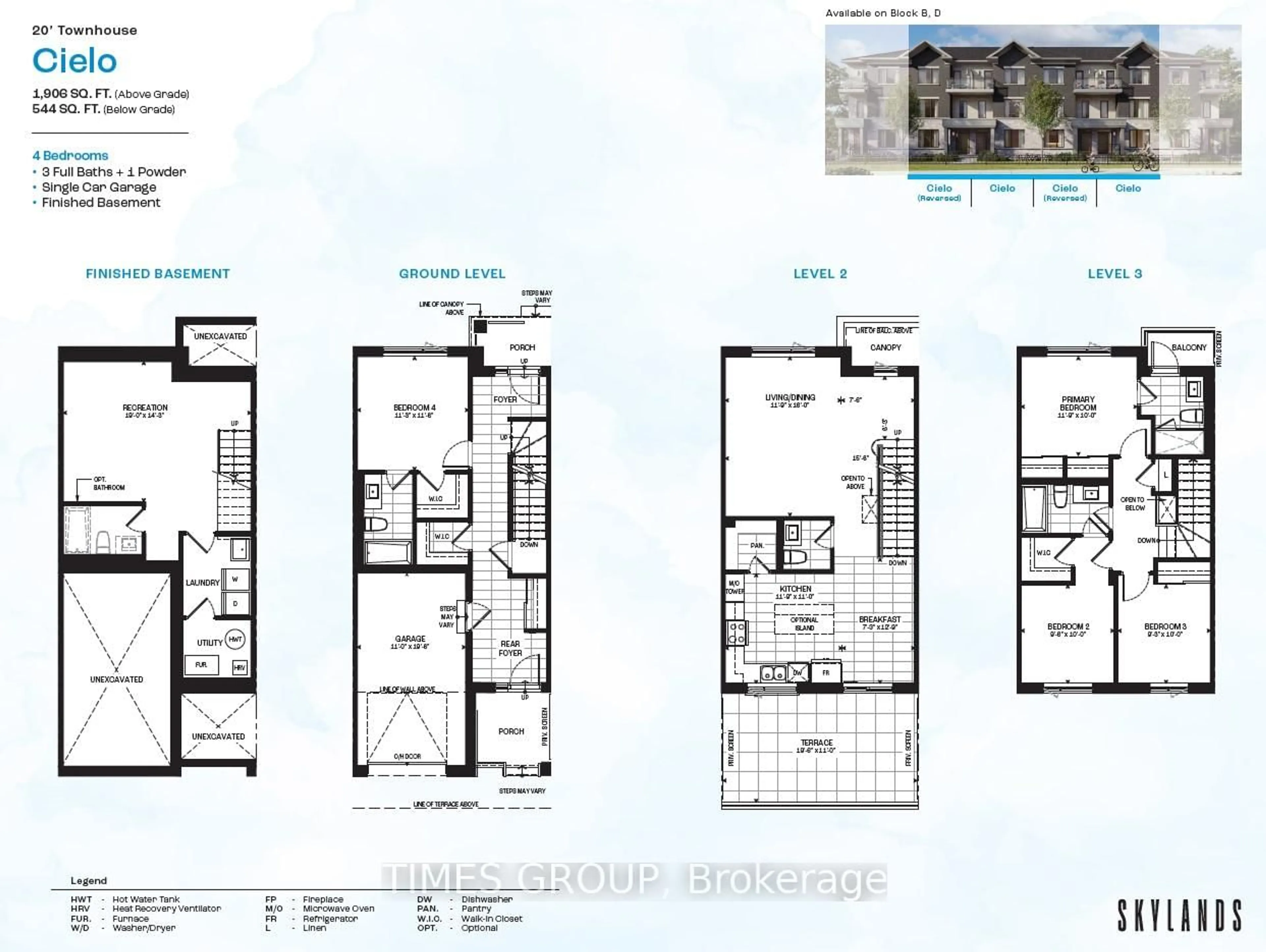 Floor plan for 76 Grimsby Lane, Richmond Hill Ontario L4S 1N3