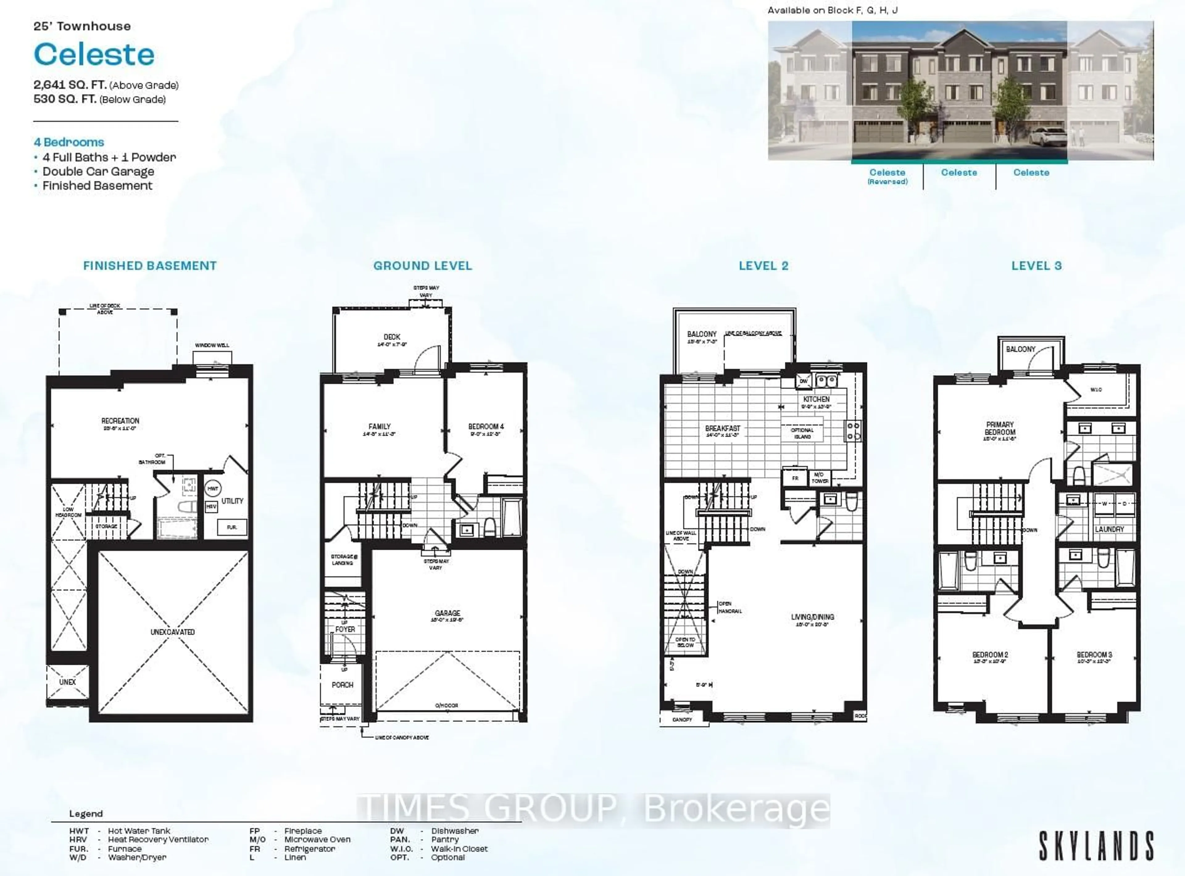 Floor plan for 52 Grimsby Lane, Richmond Hill Ontario L4S 1N3