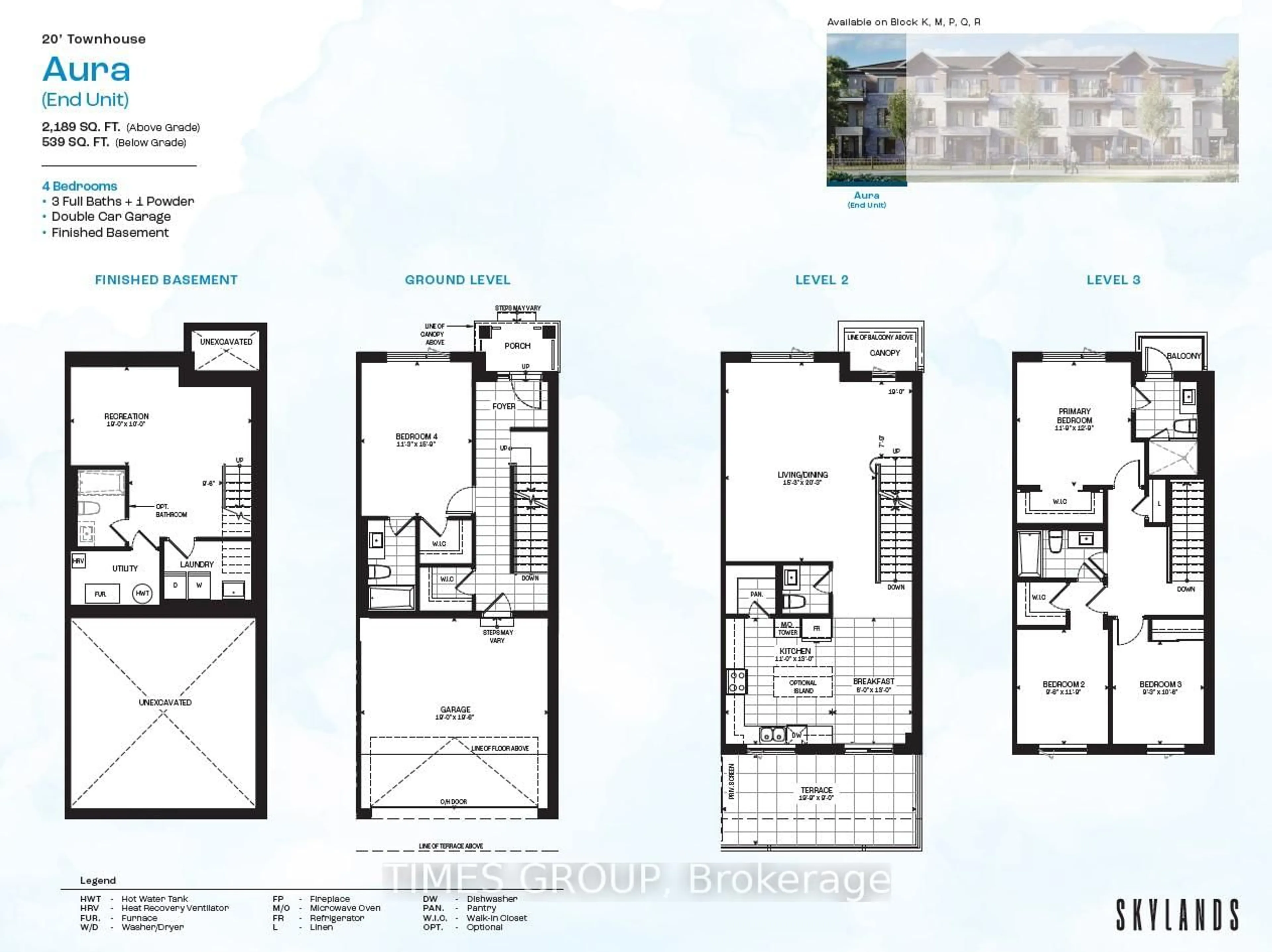 Floor plan for 12 Carlow Lane, Richmond Hill Ontario L4S 1N3